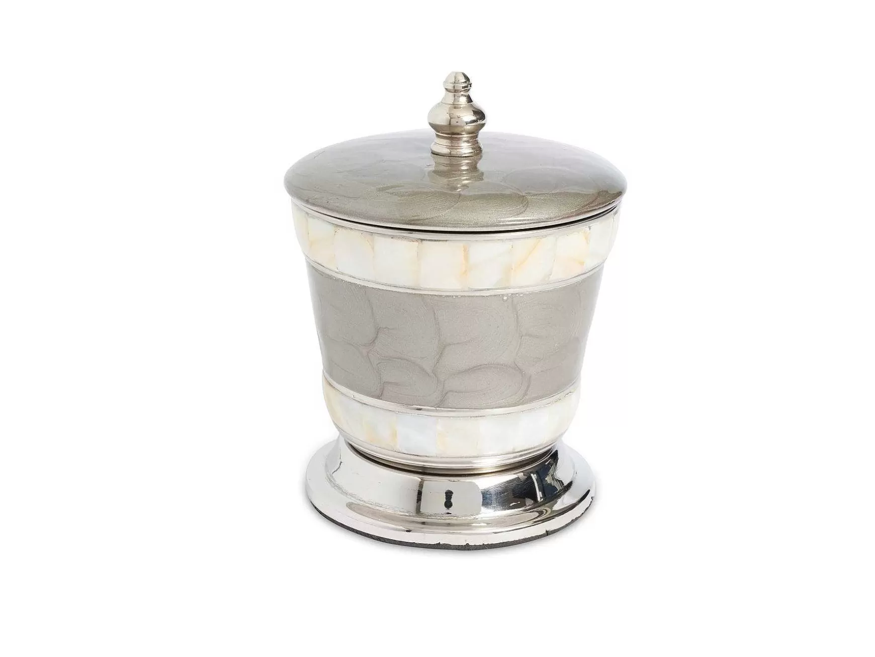 Julia Knight Classic 5.5" Covered Canister Platinum Best Sale