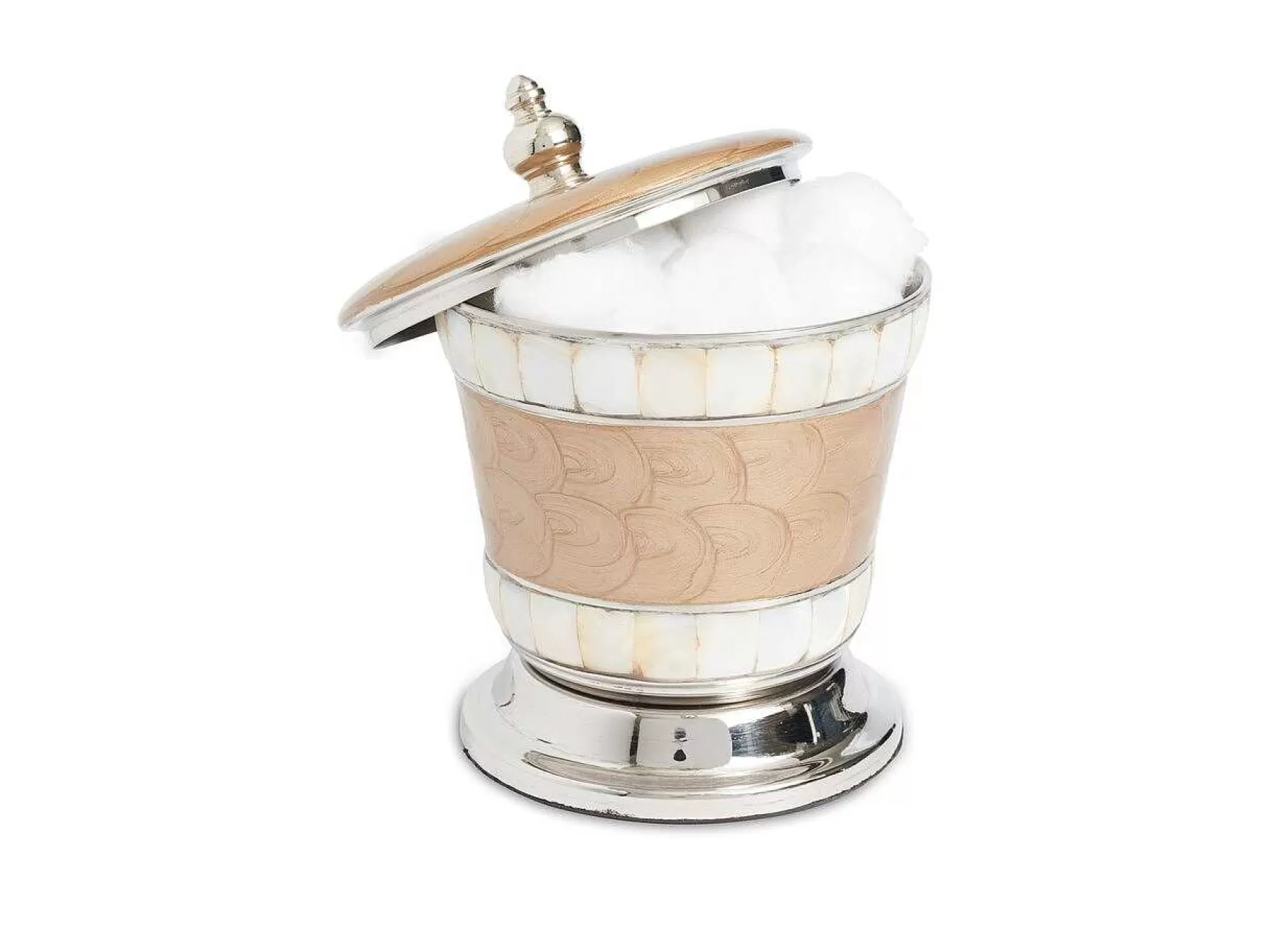 Julia Knight Classic 5.5" Covered Canister Toffee Outlet