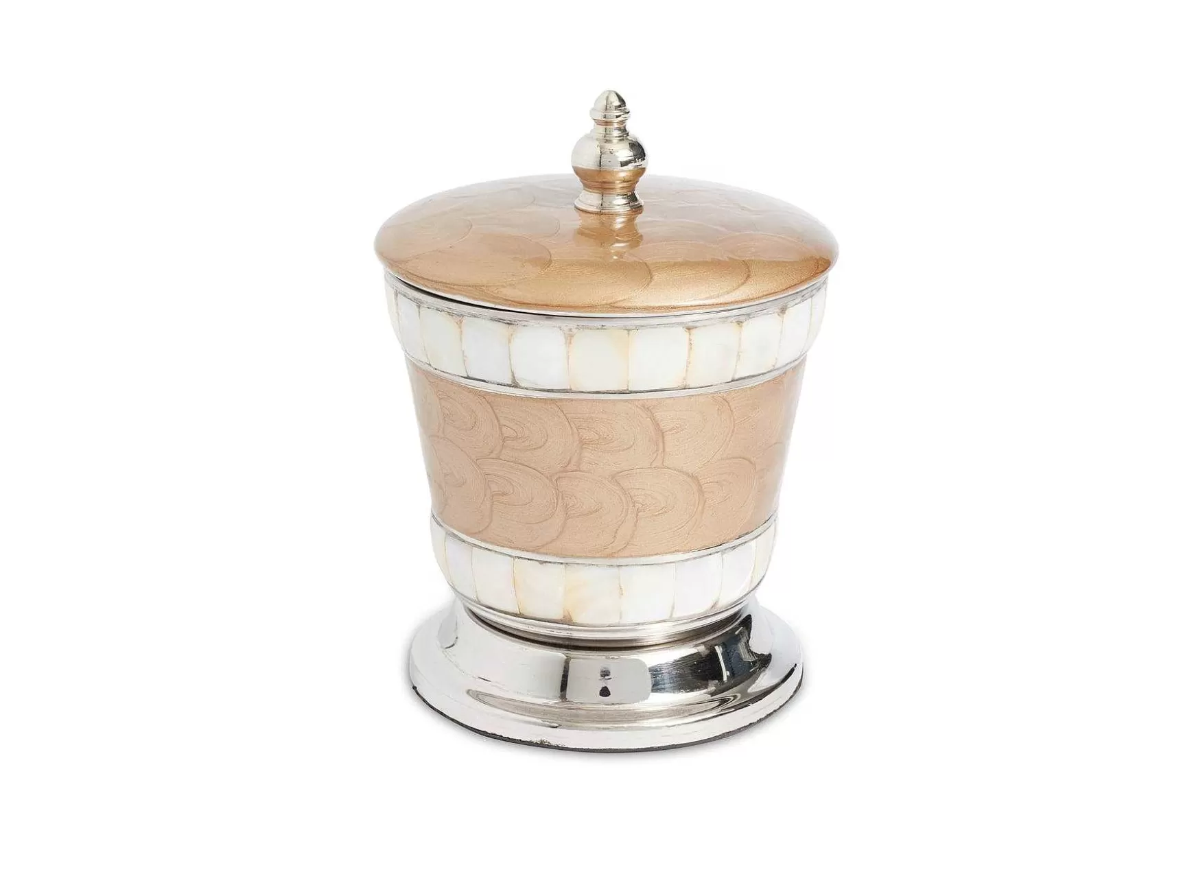 Julia Knight Classic 5.5" Covered Canister Toffee Outlet