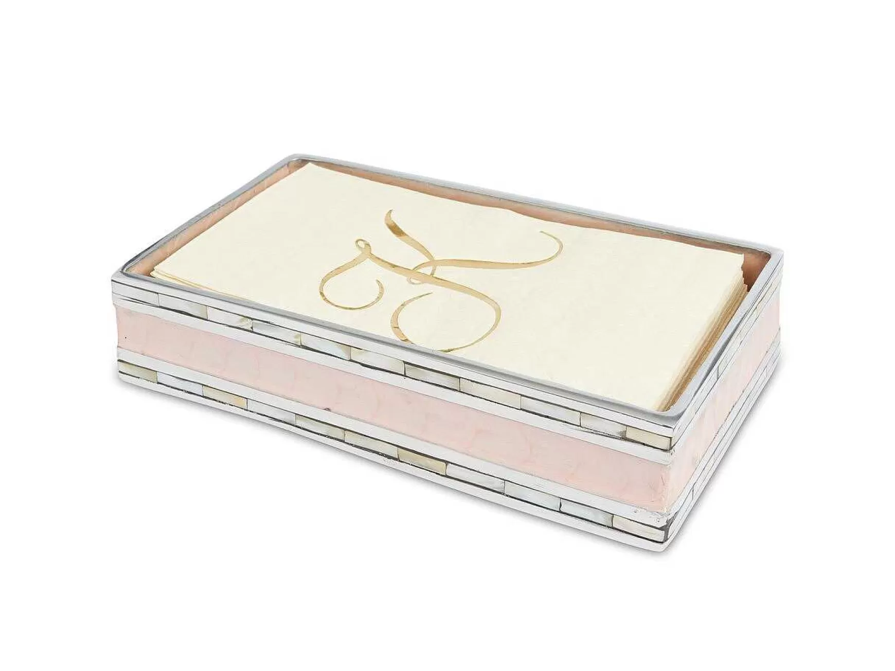 Julia Knight Classic 9" Guest Towel Tray Pink Ice Sale