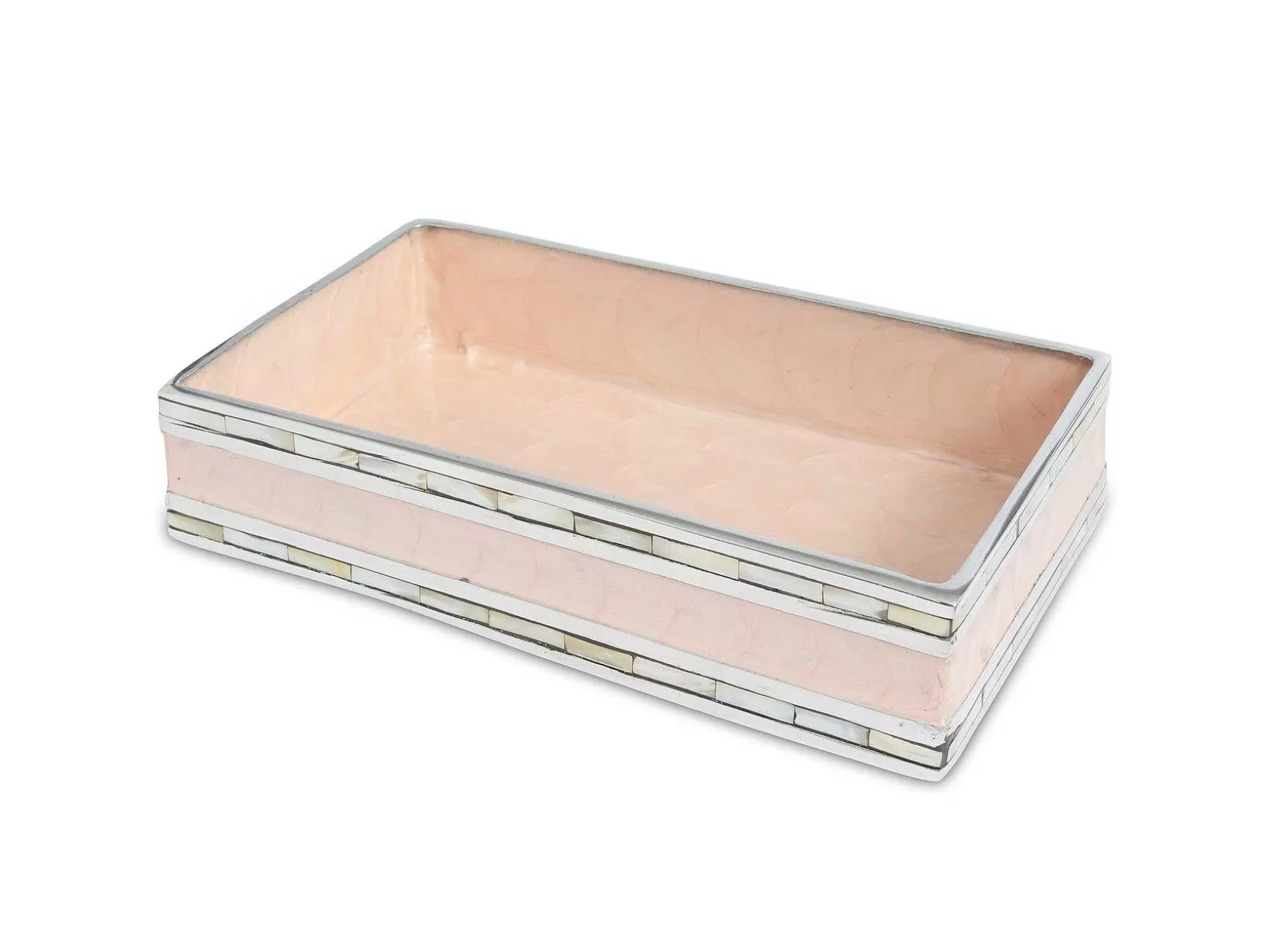 Julia Knight Classic 9" Guest Towel Tray Pink Ice Sale