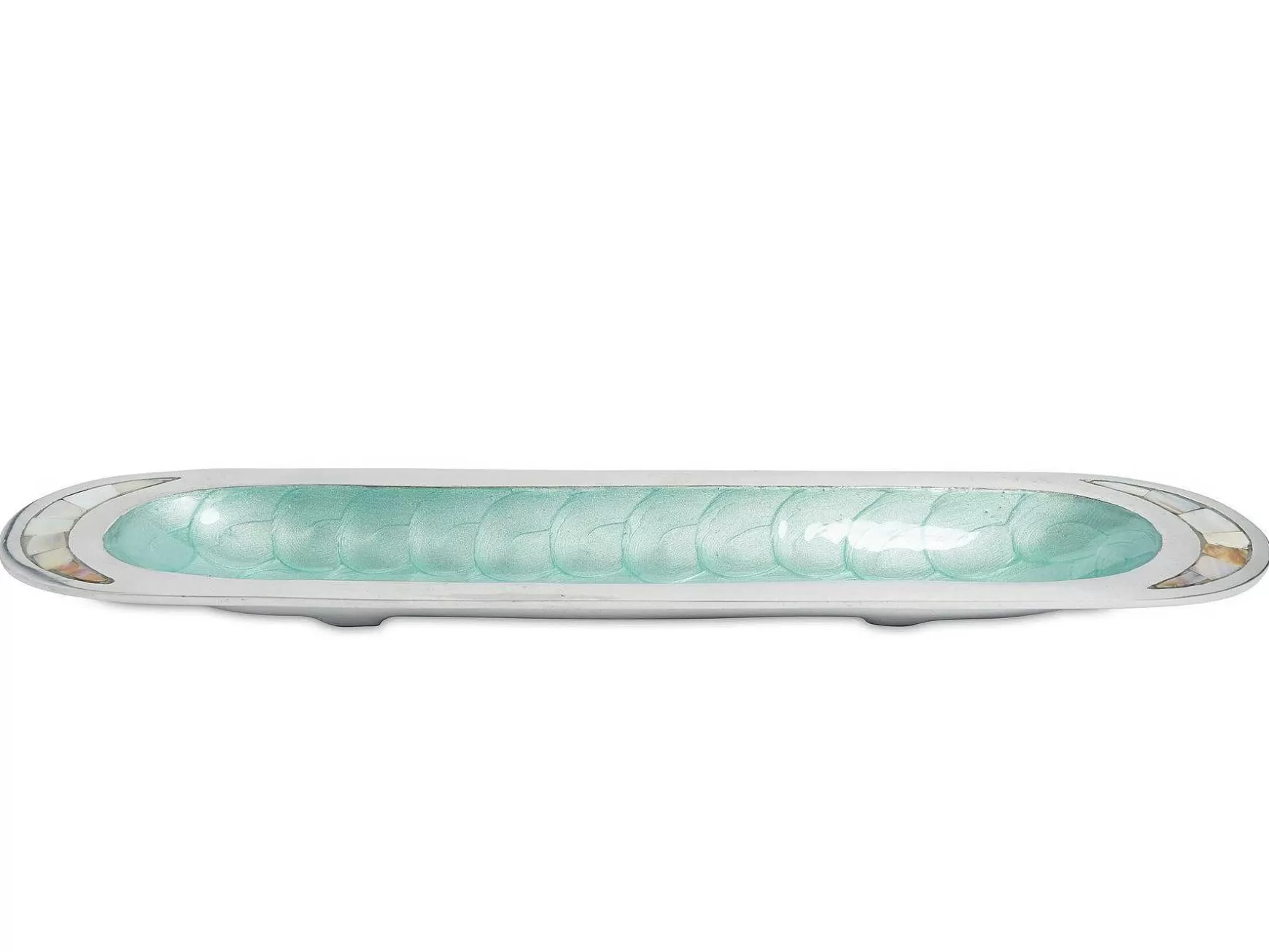 Julia Knight Classic 16" Hors D'Oeuvres Tray Aqua Shop