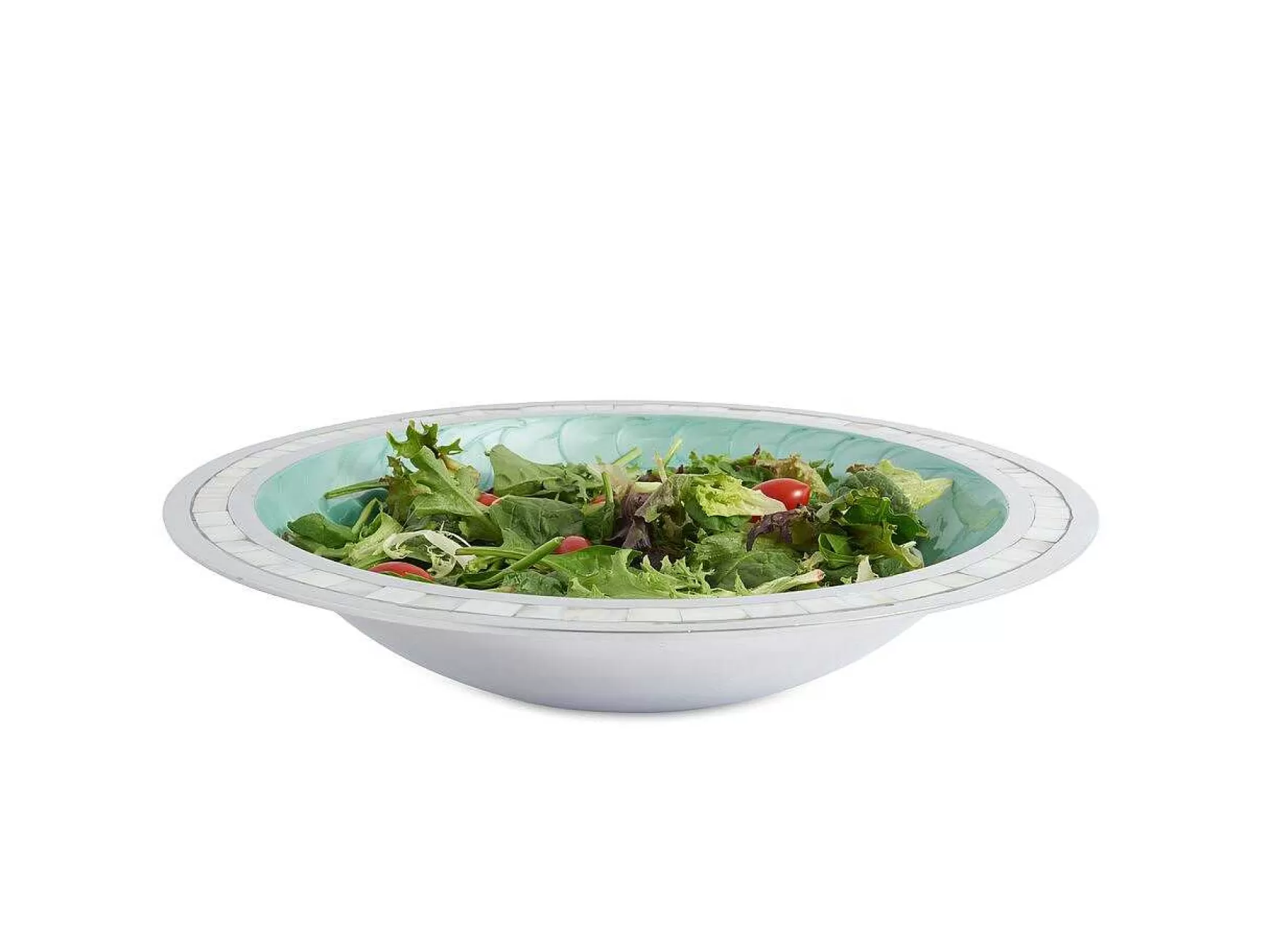 Julia Knight Classic 15" Round Bowl Aqua Clearance