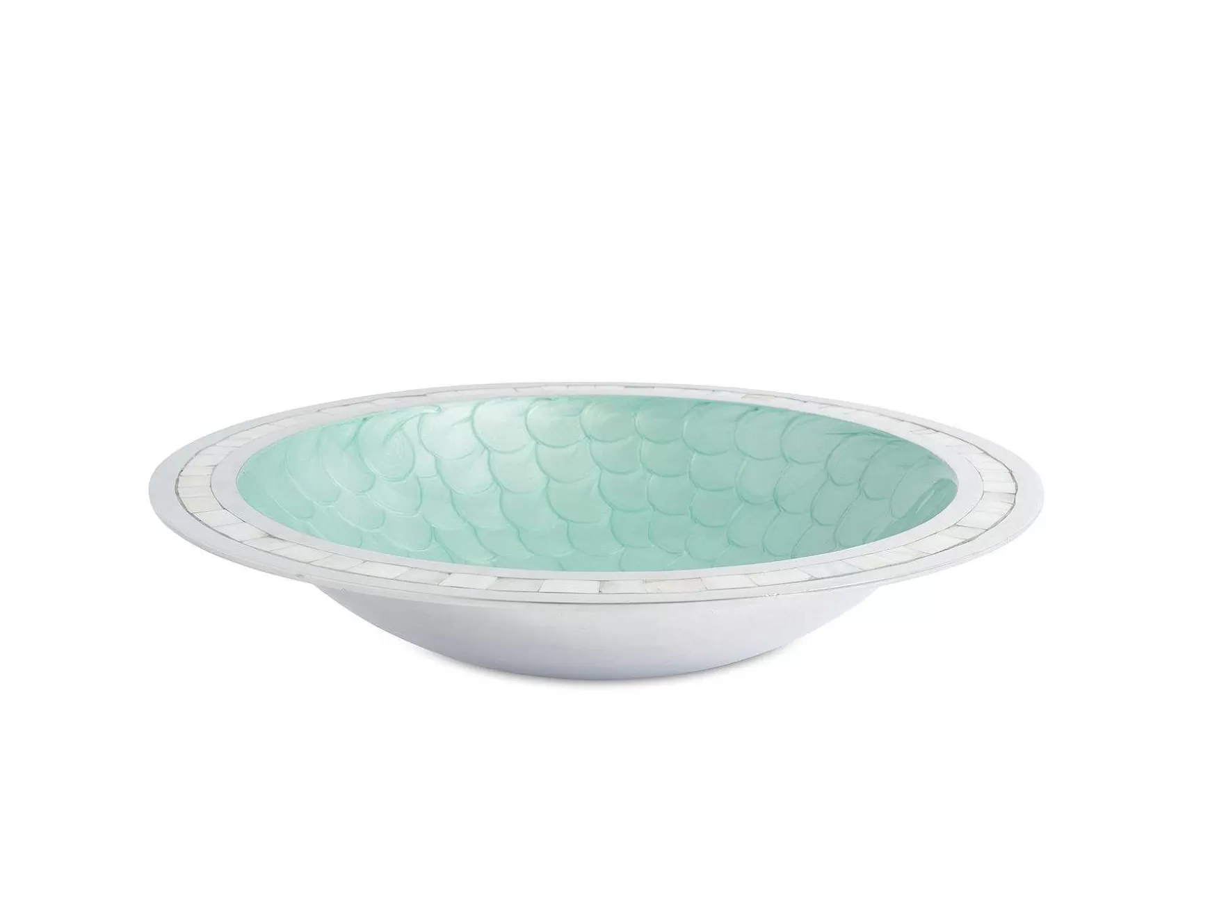 Julia Knight Classic 15" Round Bowl Aqua Clearance