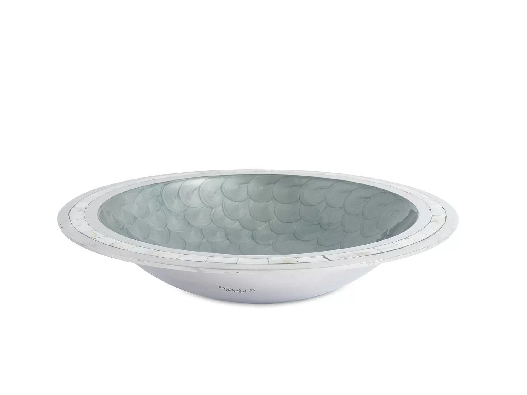 Julia Knight Classic 15" Round Bowl Platinum Best