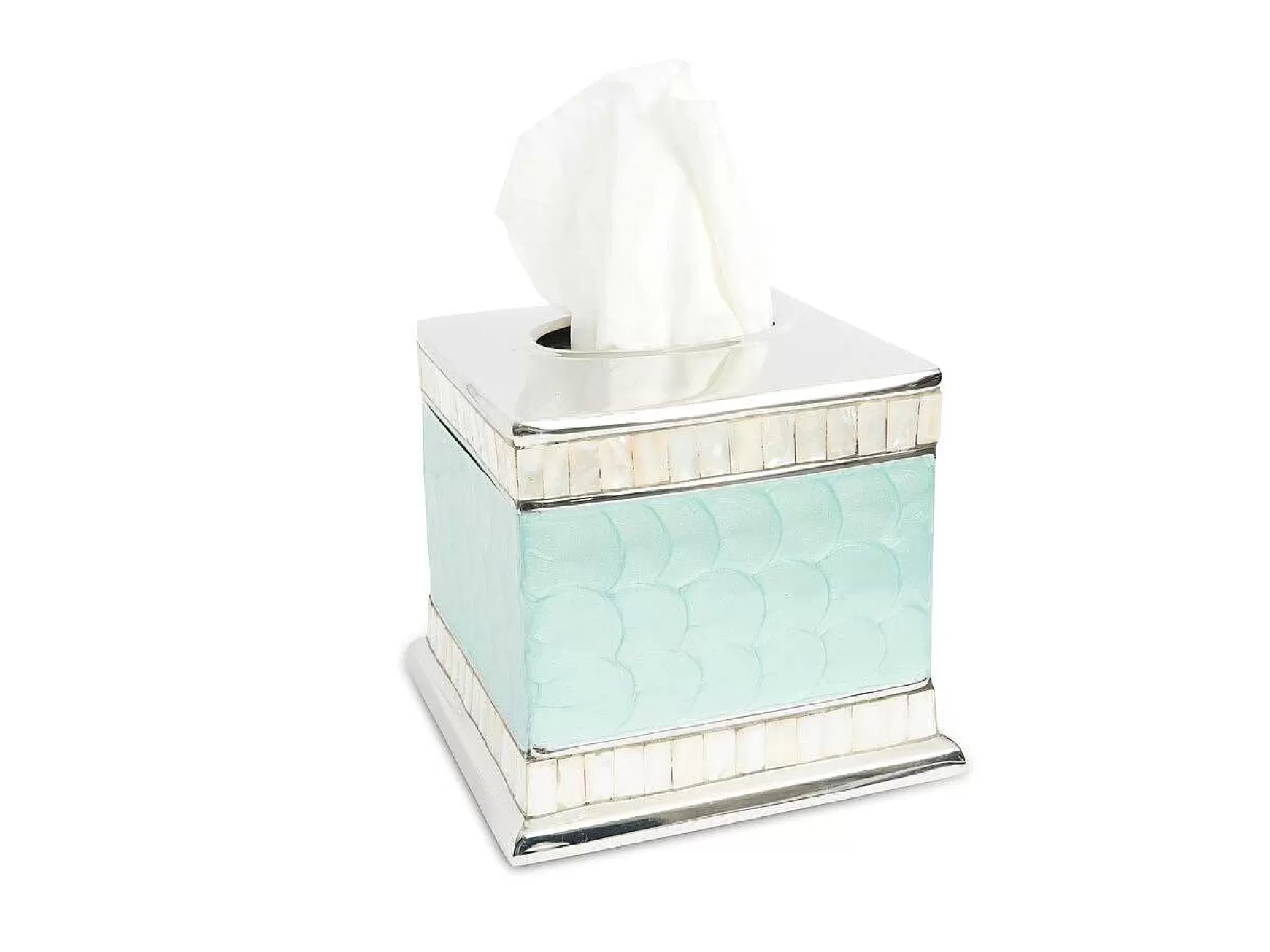 Julia Knight Classic 5" Tissue Cover Aqua Flash Sale