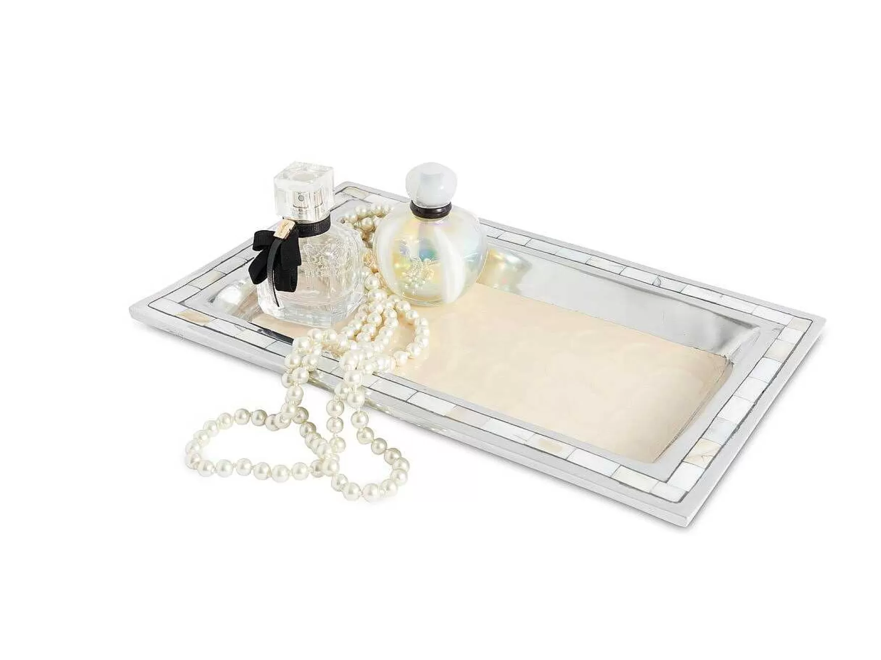 Julia Knight Classic 12" Vanity Tray Snow Fashion