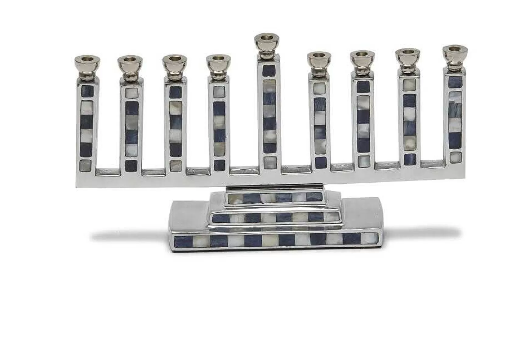 Julia Knight Classic Menorah Mosaic Azure Clearance