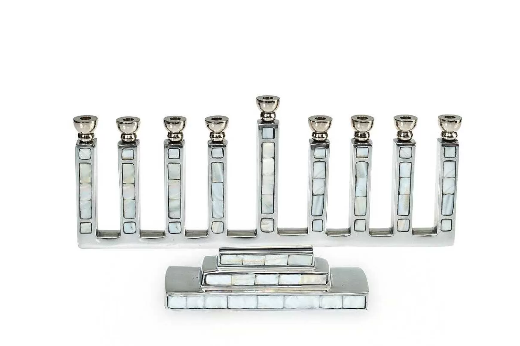 Julia Knight Classic Menorah Mother Of Pearl Flash Sale