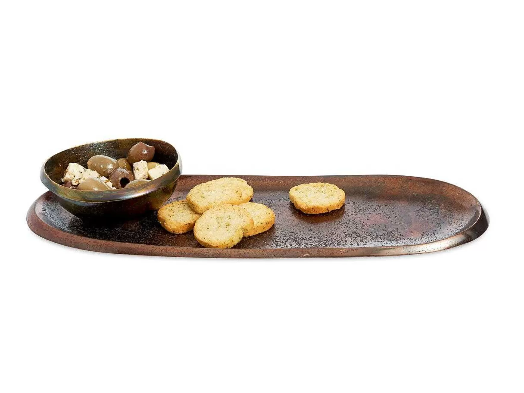 Julia Knight Eclipse 14" Tray Bronze Sale