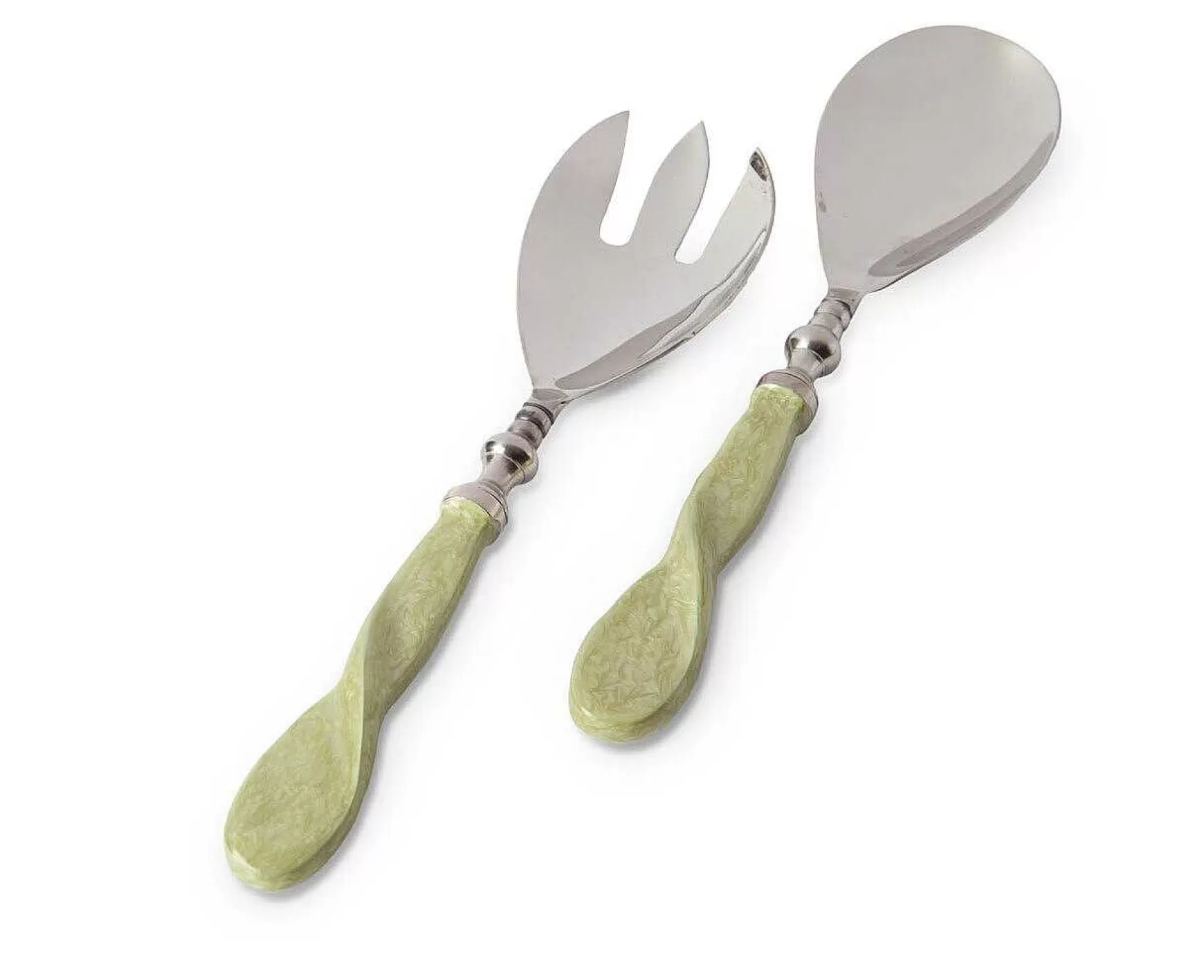 Julia Knight Eclipse Salad Serving Set Celadon Outlet