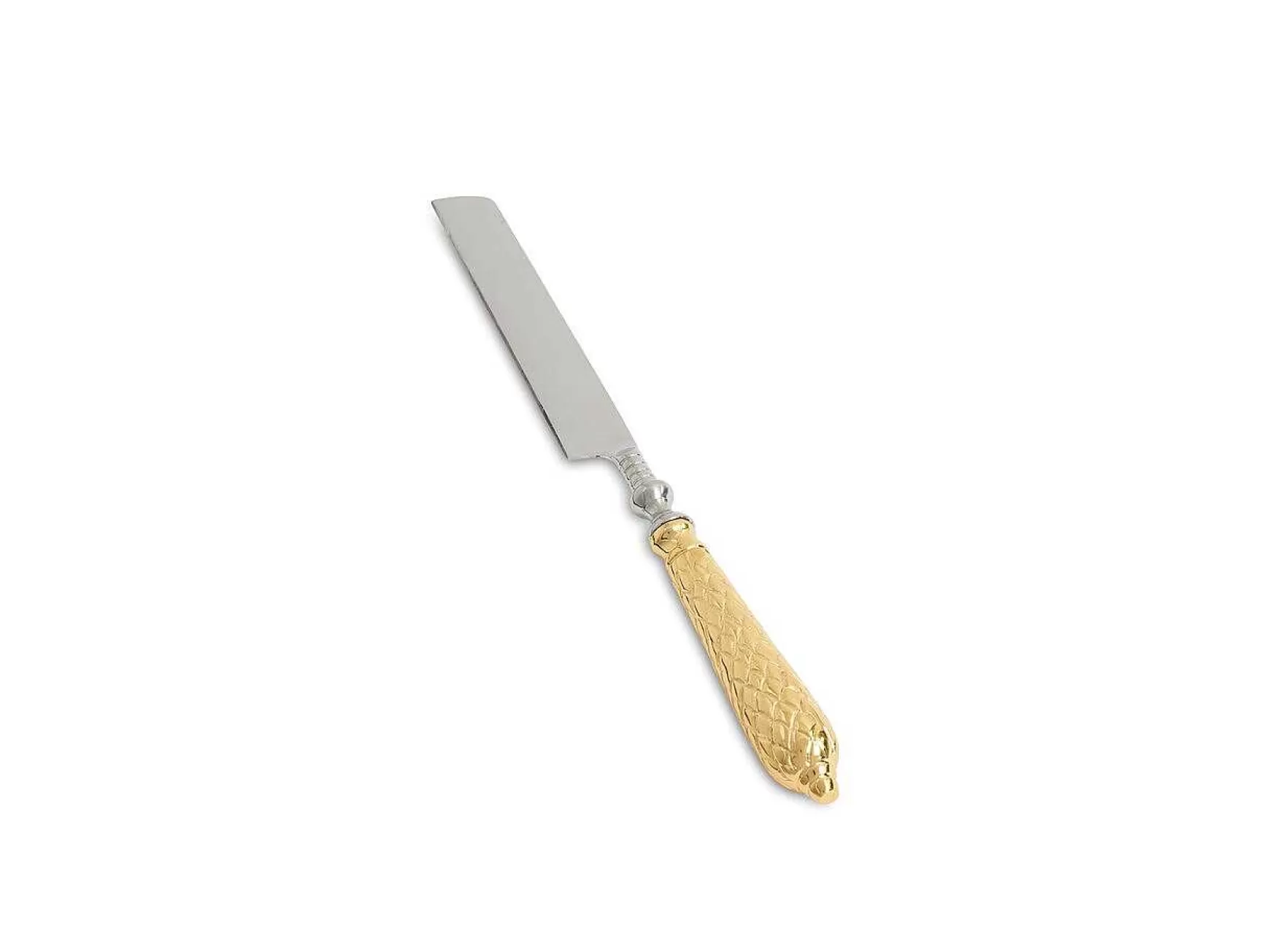 Julia Knight Florentine Cake Knife Gold New