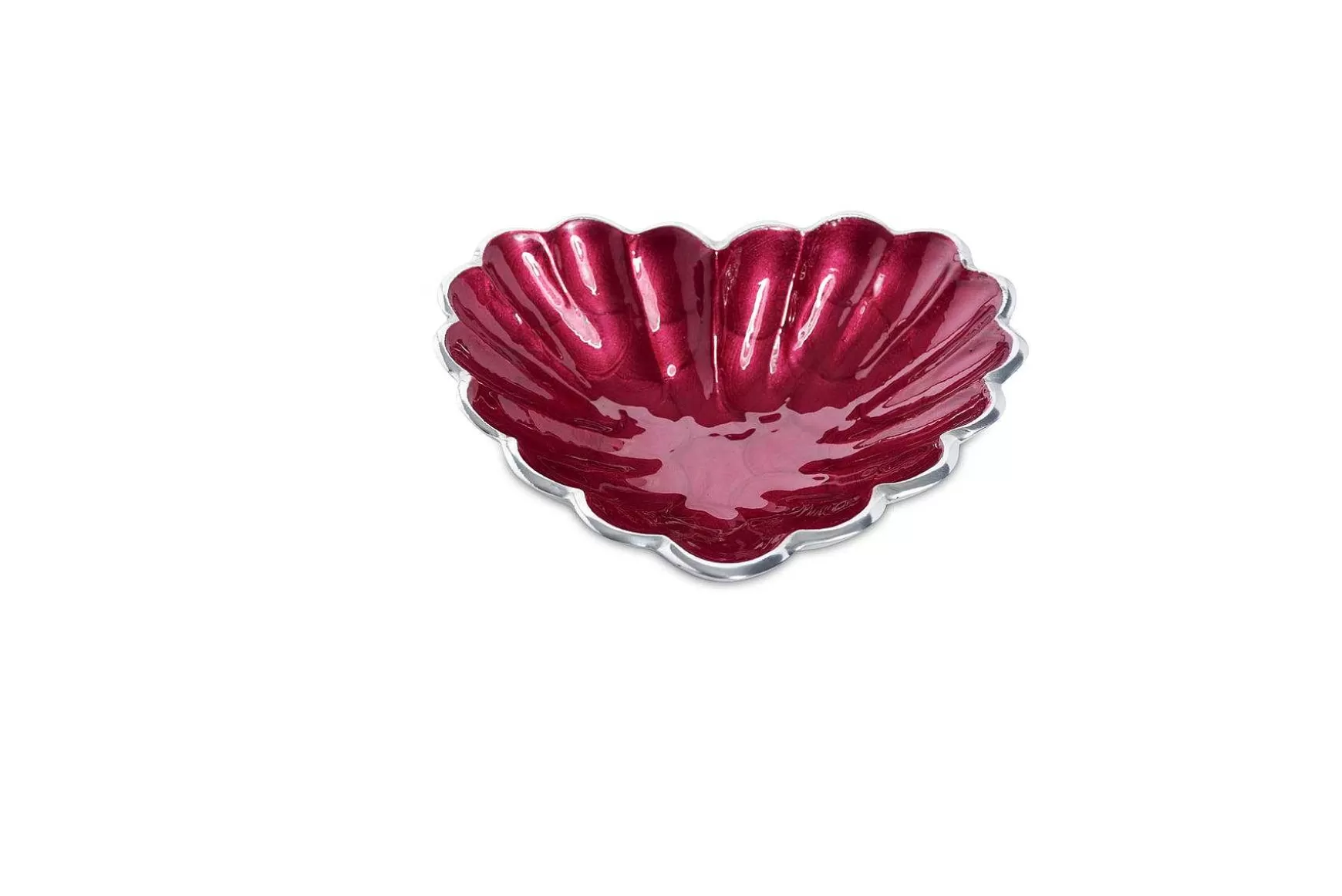 Julia Knight Heart 7" Bowl Pomegranate Hot