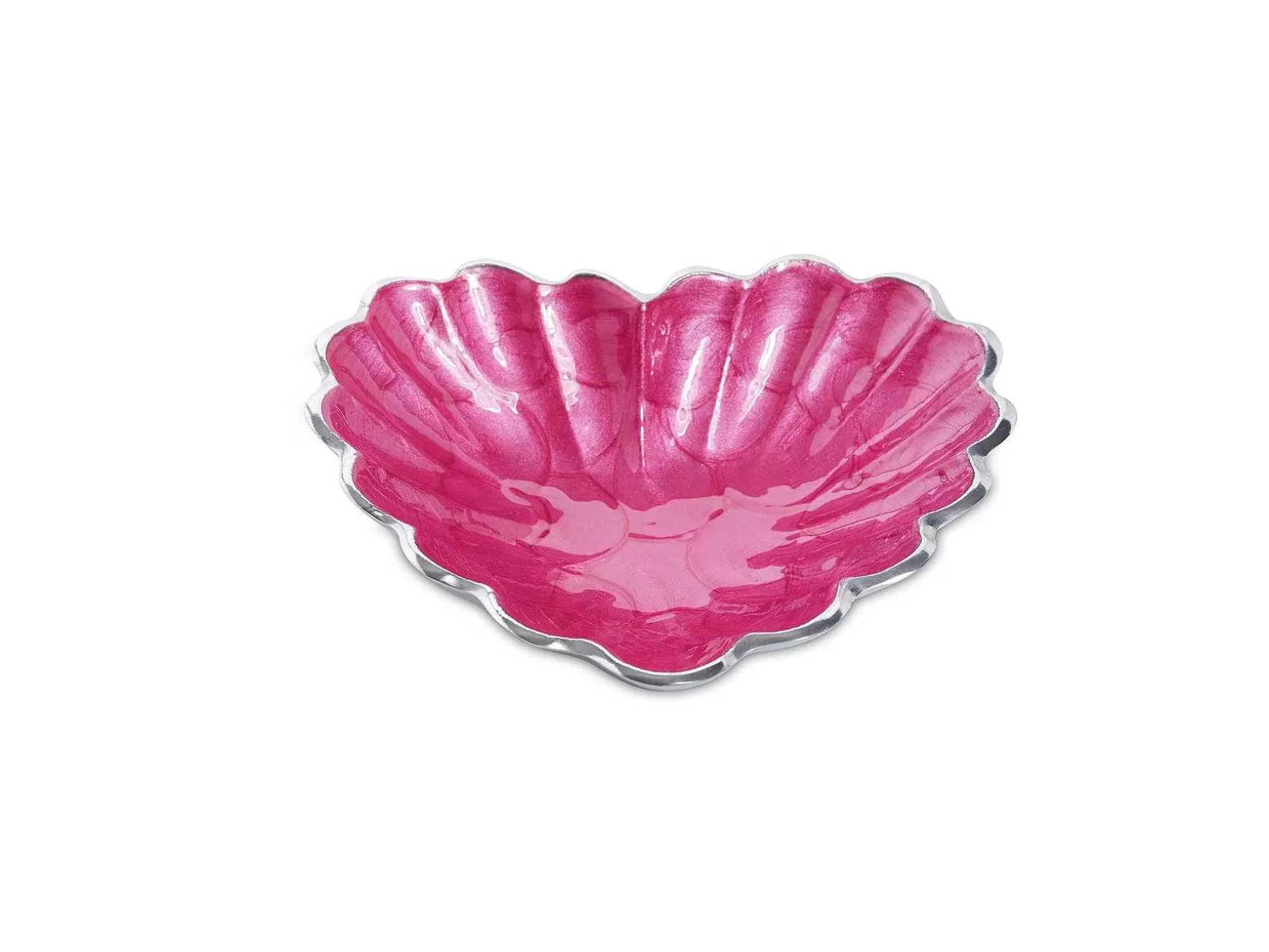 Julia Knight Heart 7" Bowl Raspberry Clearance