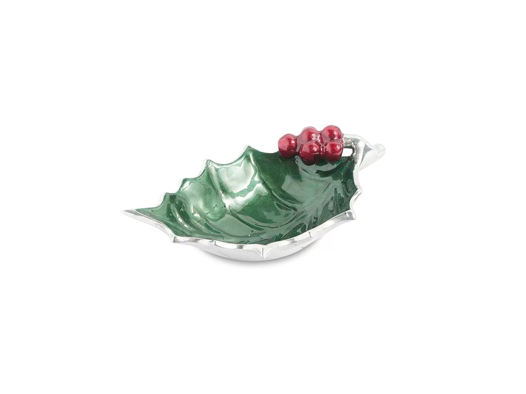 Julia Knight Holly Sprig 6.5" Bowl Emerald Sale