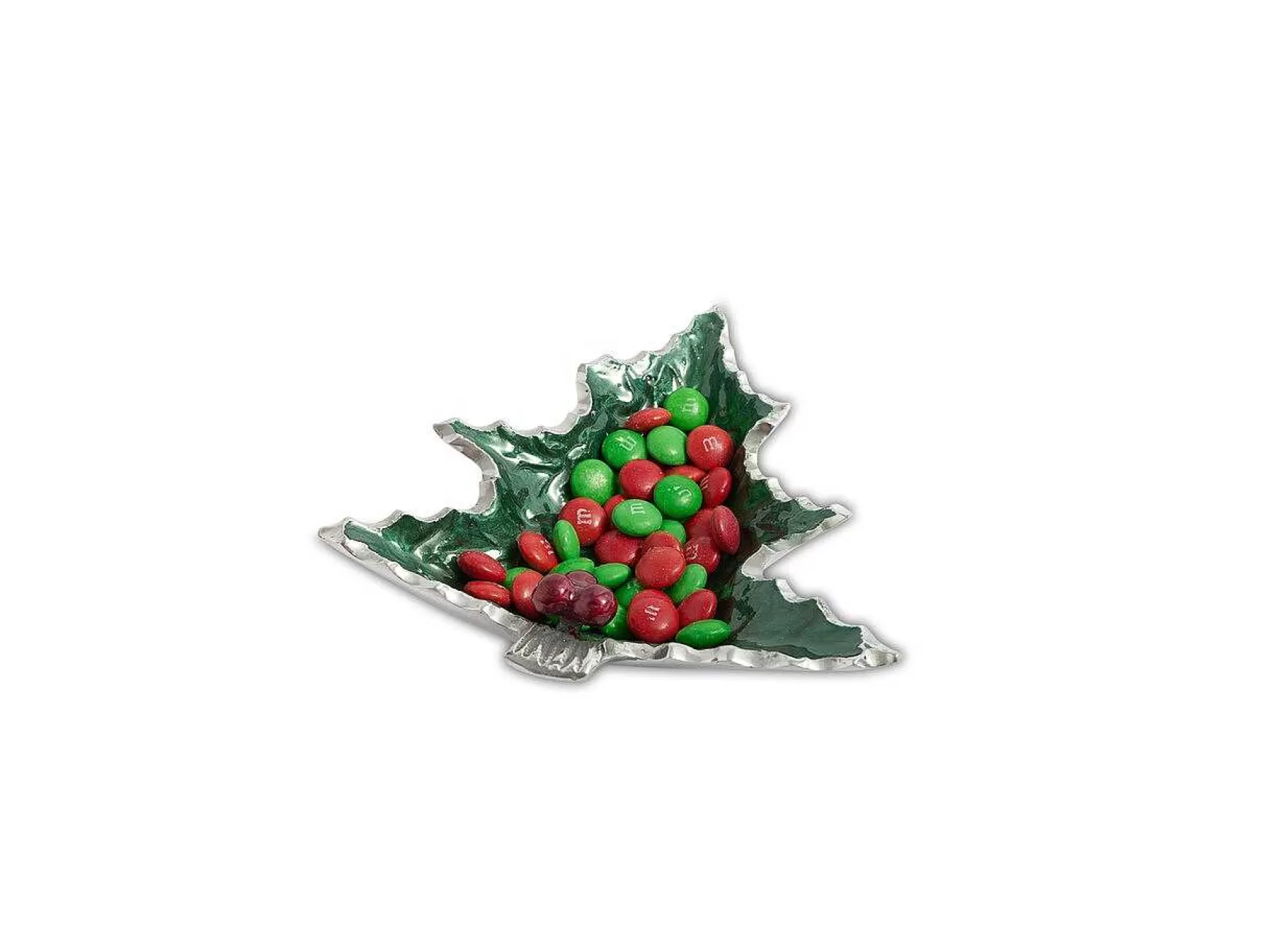 Julia Knight Holly Sprig 6.25" Petite Tree Bowl Emerald Hot