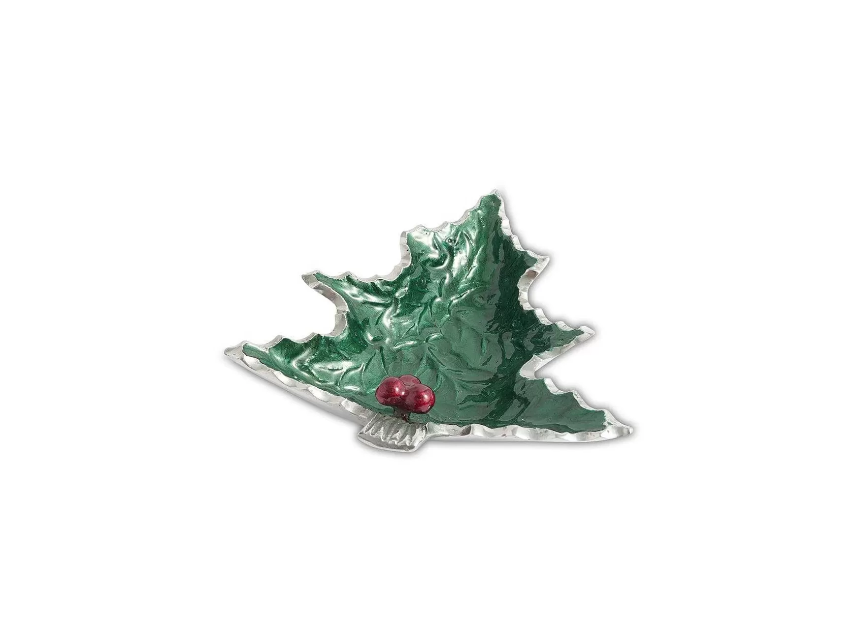 Julia Knight Holly Sprig 6.25" Petite Tree Bowl Emerald Flash Sale