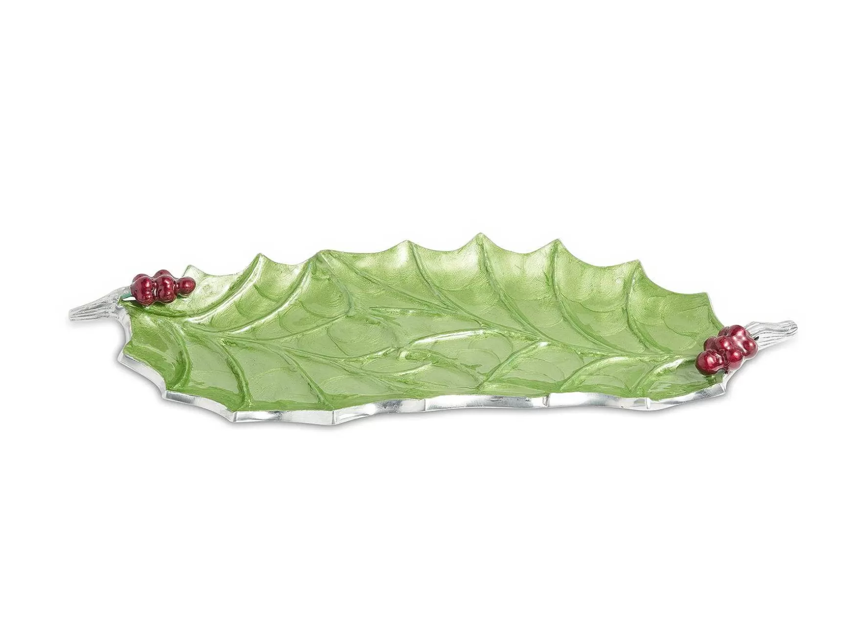 Julia Knight Holly Sprig 16" Tray Mojito New