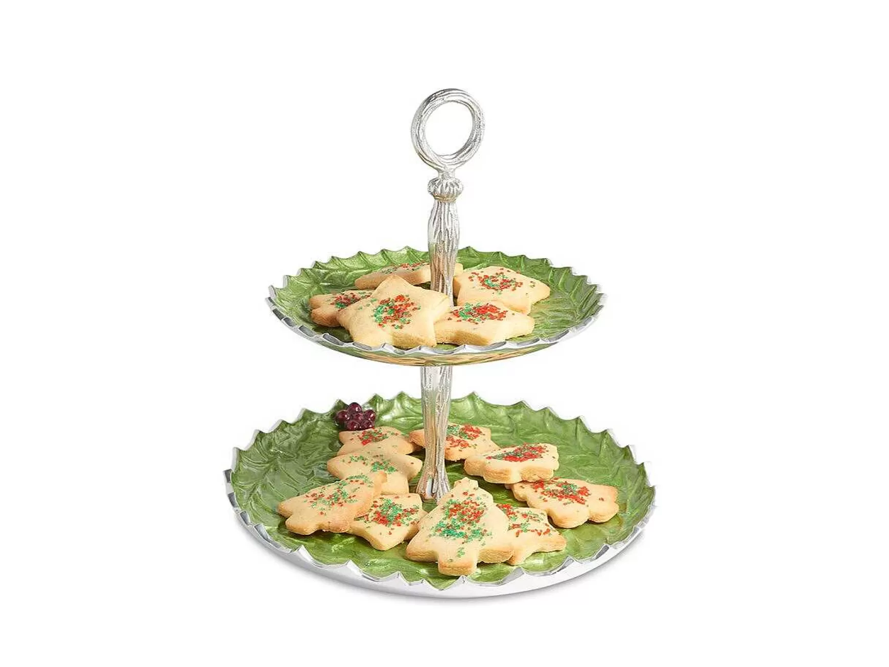 Julia Knight Holly Sprig 11.5" Two-Tiered Server Mojito Sale