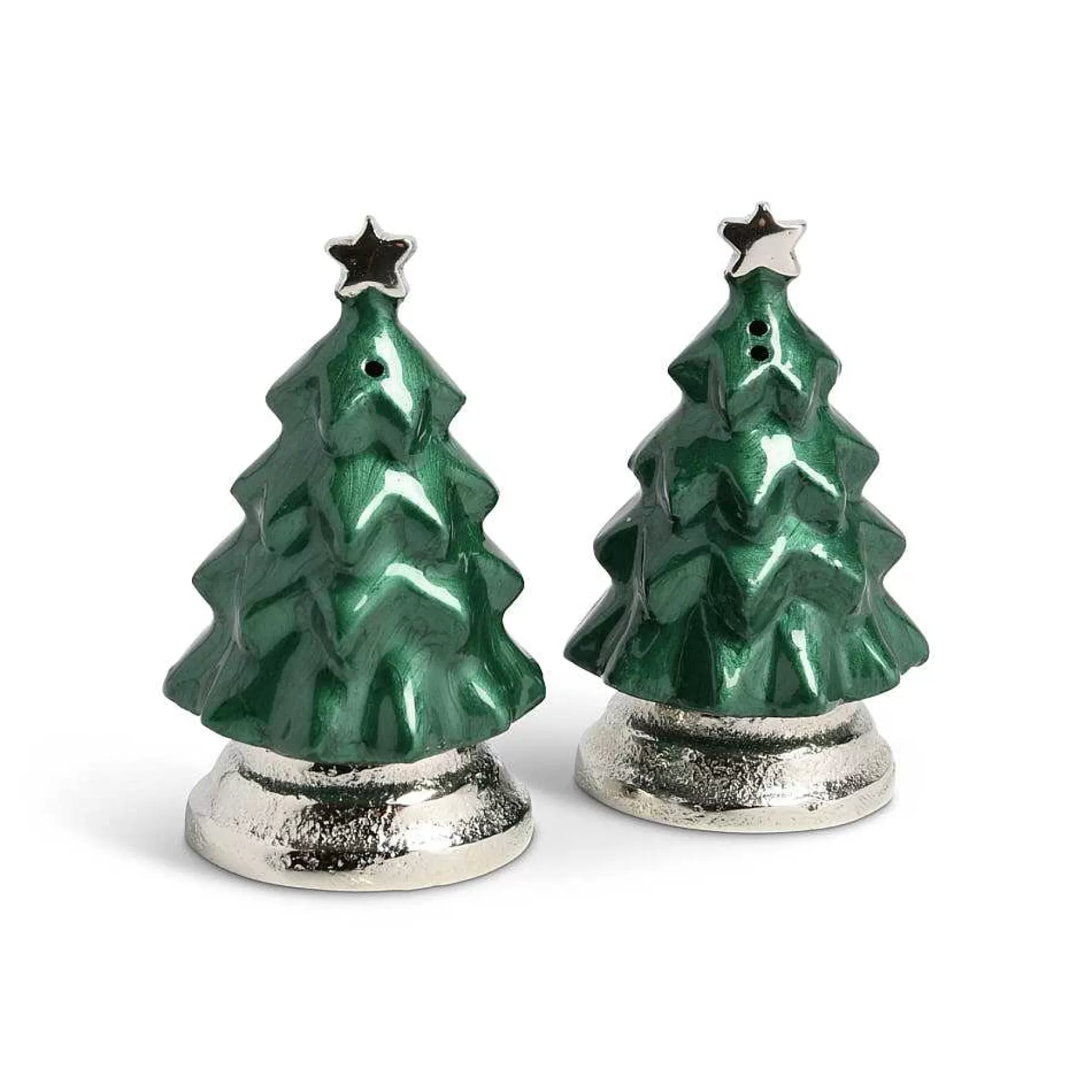 Julia Knight Holly Sprig Tree Salt & Pepper Shaker Emerald Discount