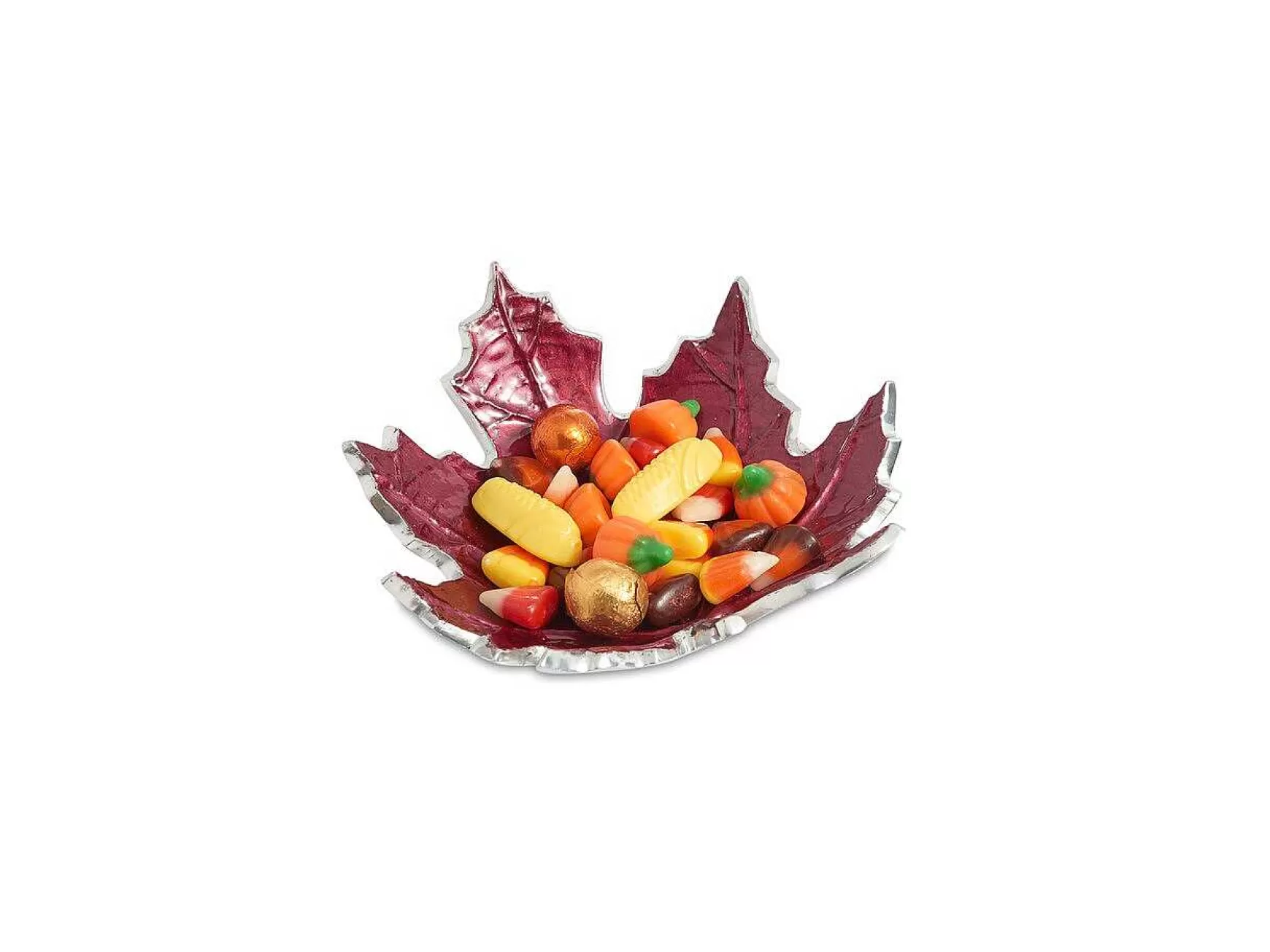 Julia Knight Maple Leaf 6" Petite Bowl Pomegranate Clearance