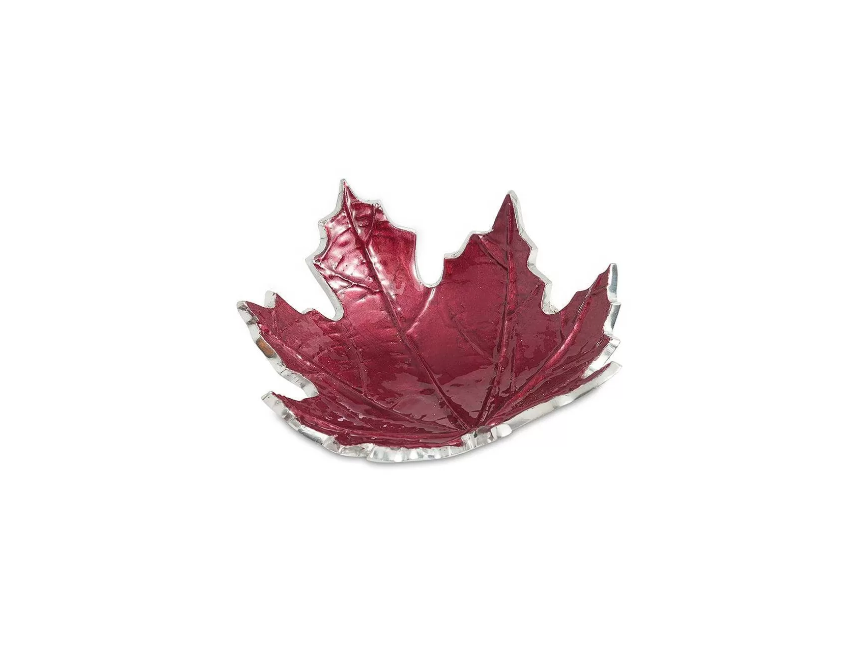 Julia Knight Maple Leaf 6" Petite Bowl Pomegranate Clearance