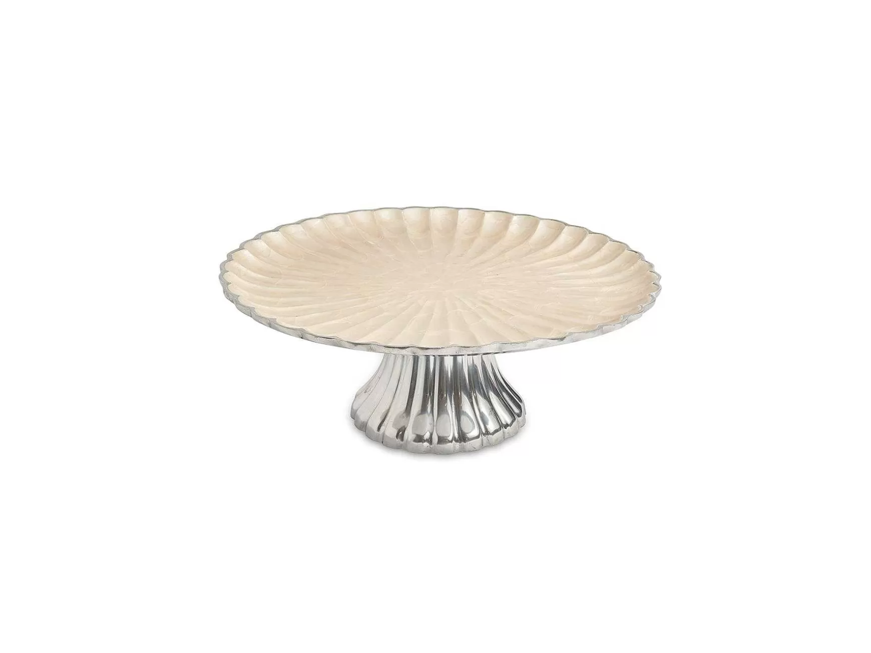 Julia Knight Peony 14" Cake Stand Snow Flash Sale