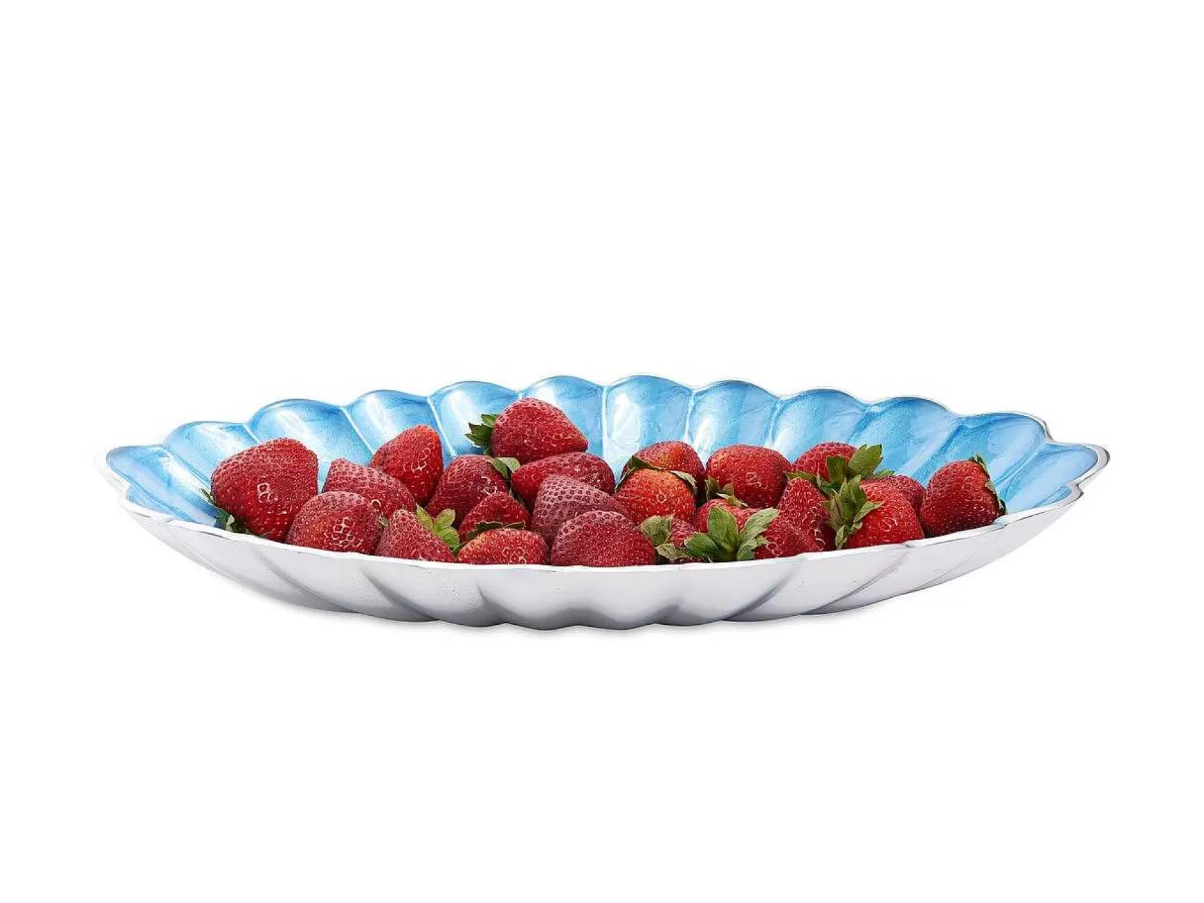 Julia Knight Peony 16" Oval Bowl Azure Online