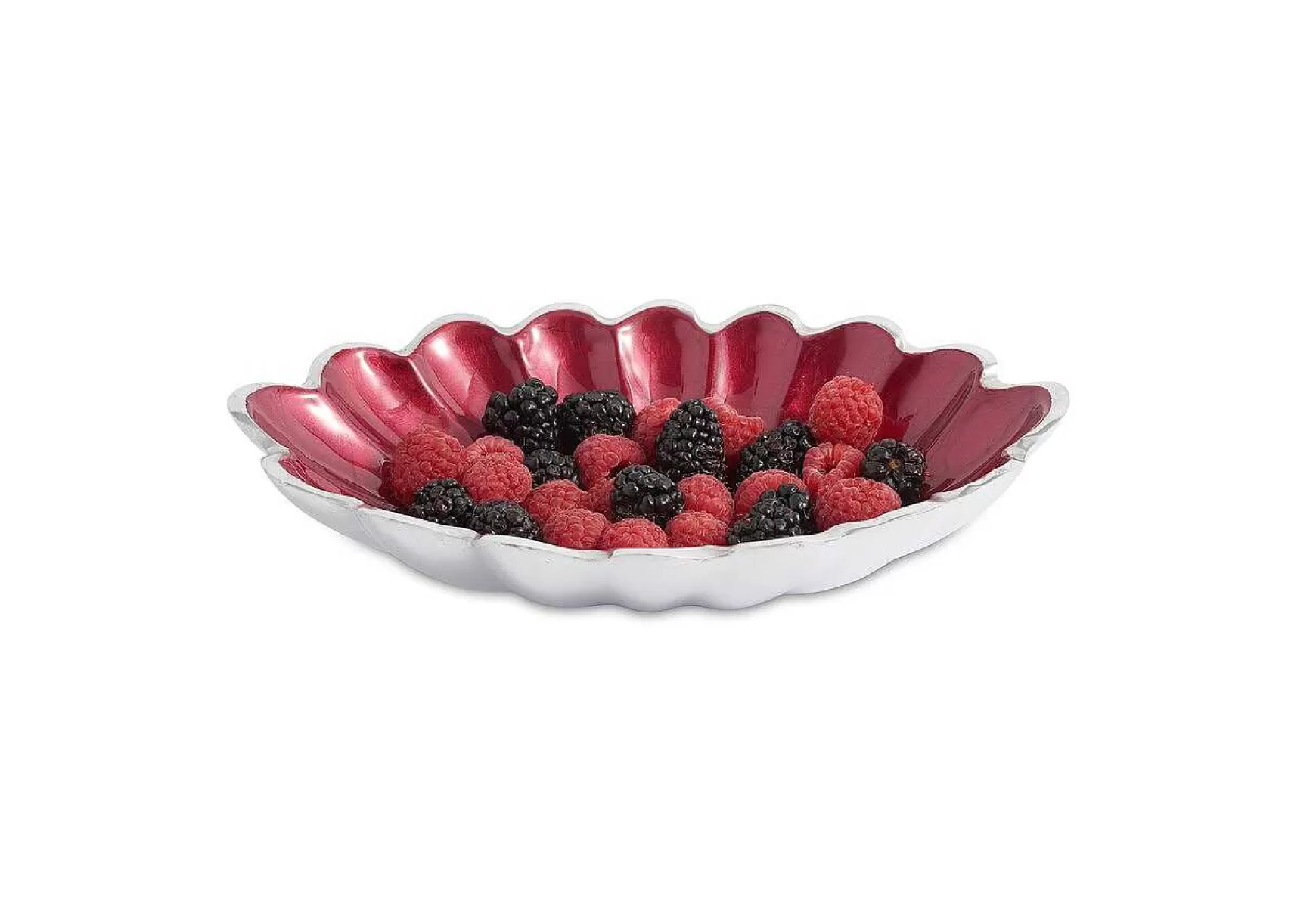 Julia Knight Peony 8" Oval Bowl Pomegranate Flash Sale