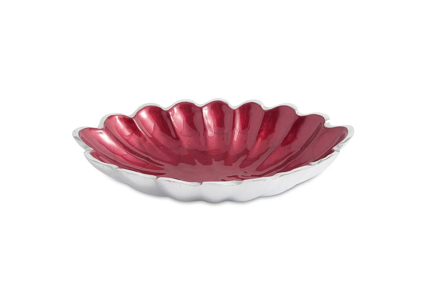 Julia Knight Peony 8" Oval Bowl Pomegranate Flash Sale