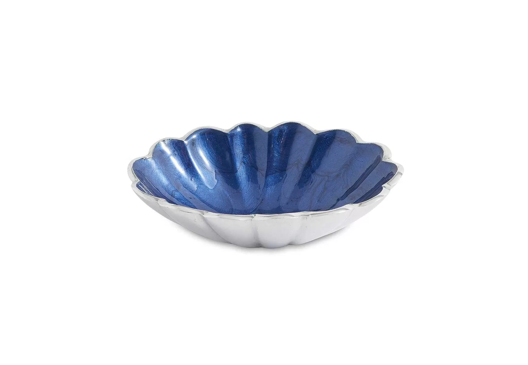 Julia Knight Peony 5" Oval Bowl Sapphire Sale