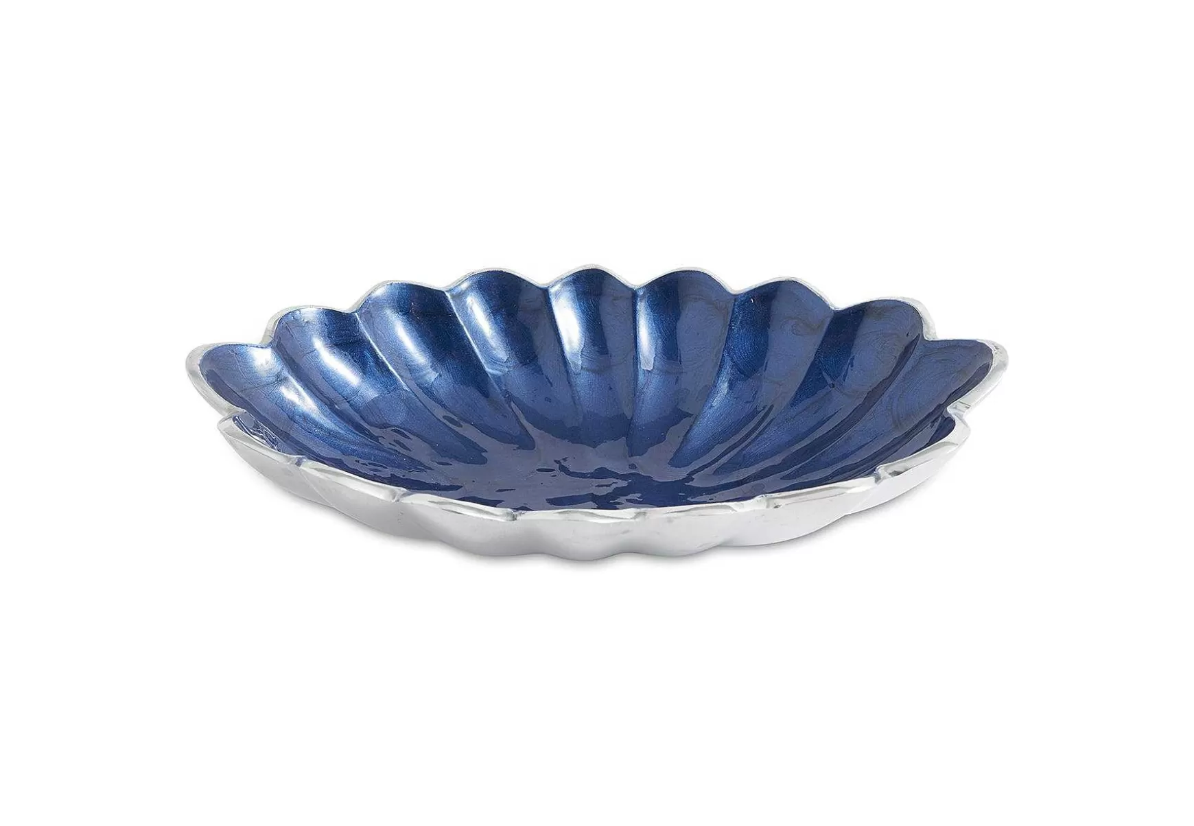 Julia Knight Peony 8" Oval Bowl Sapphire Flash Sale