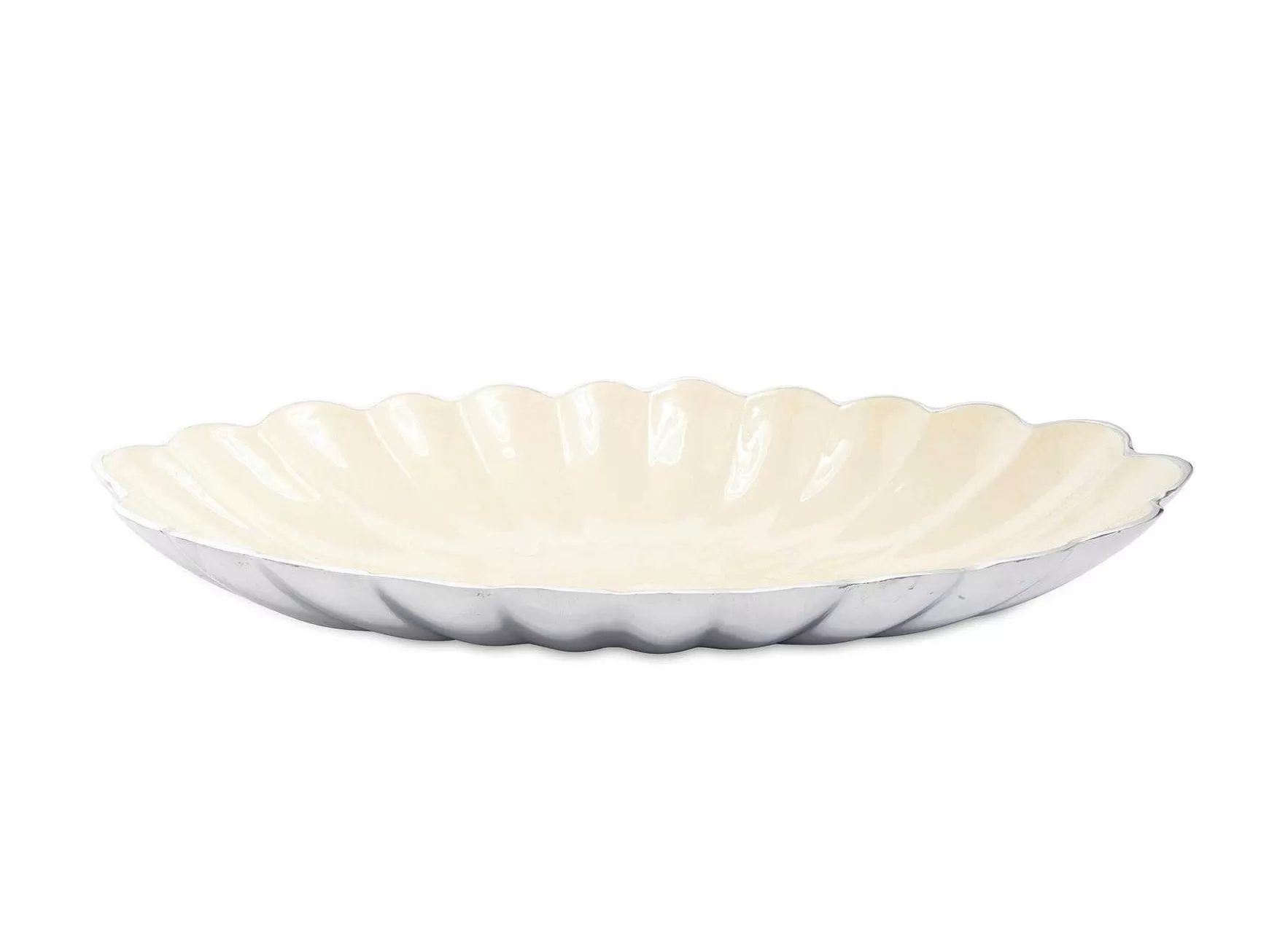 Julia Knight Peony 16" Oval Bowl Snow Online