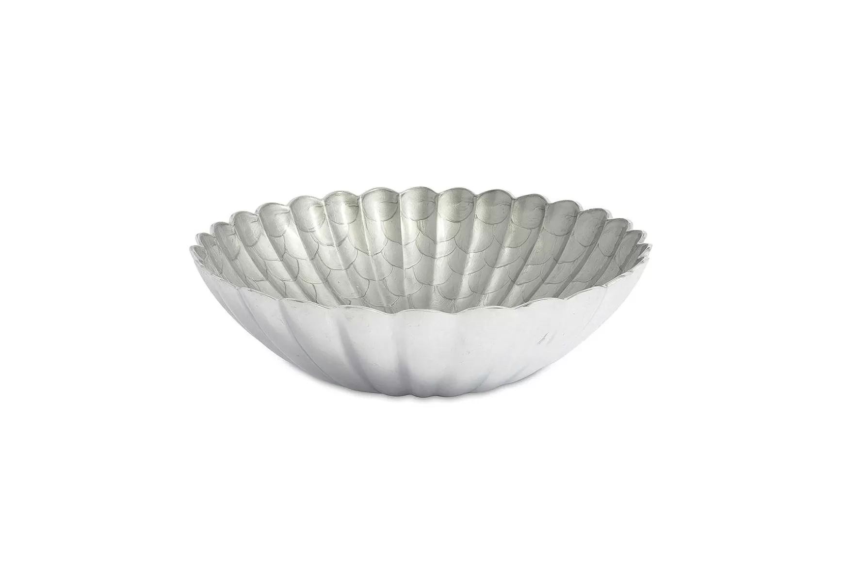 Julia Knight Peony 15" Round Bowl Platinum Clearance