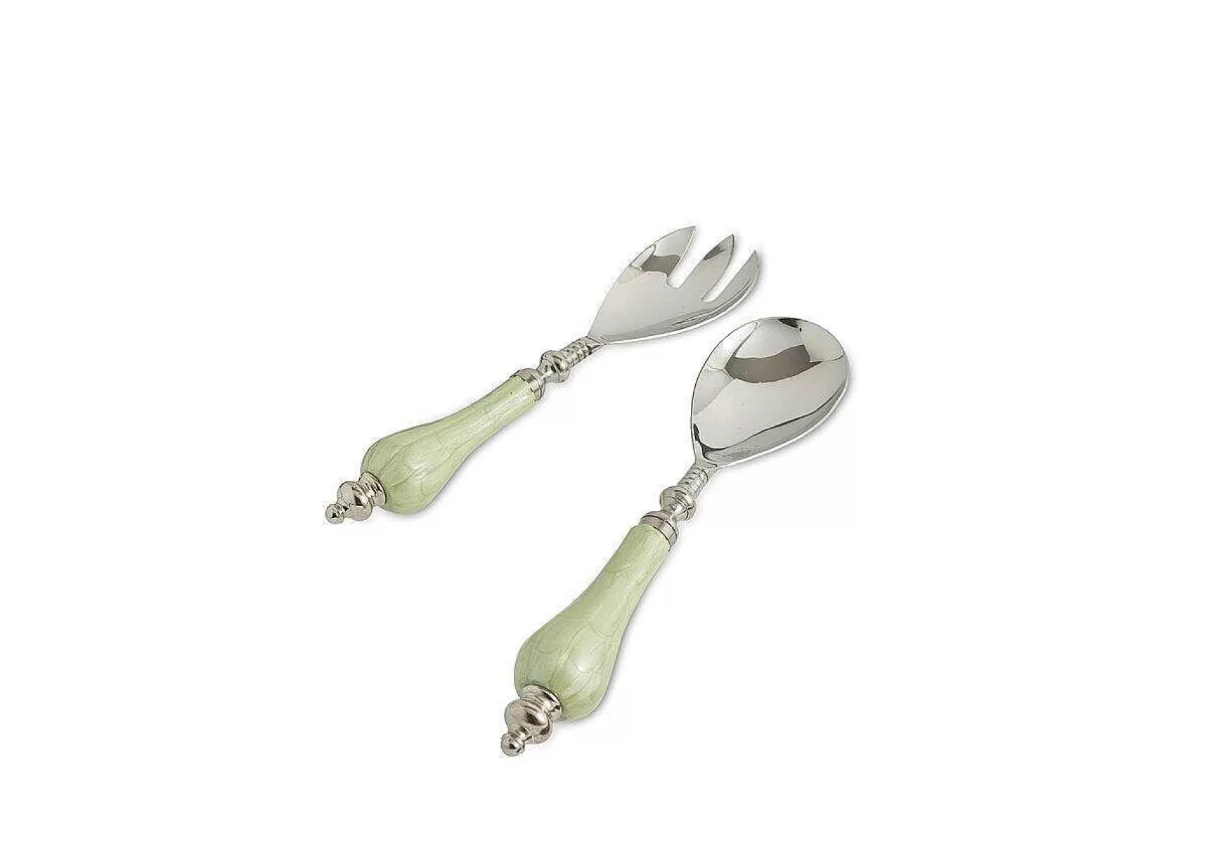 Julia Knight Peony Salad Serving Set Kiwi Sale