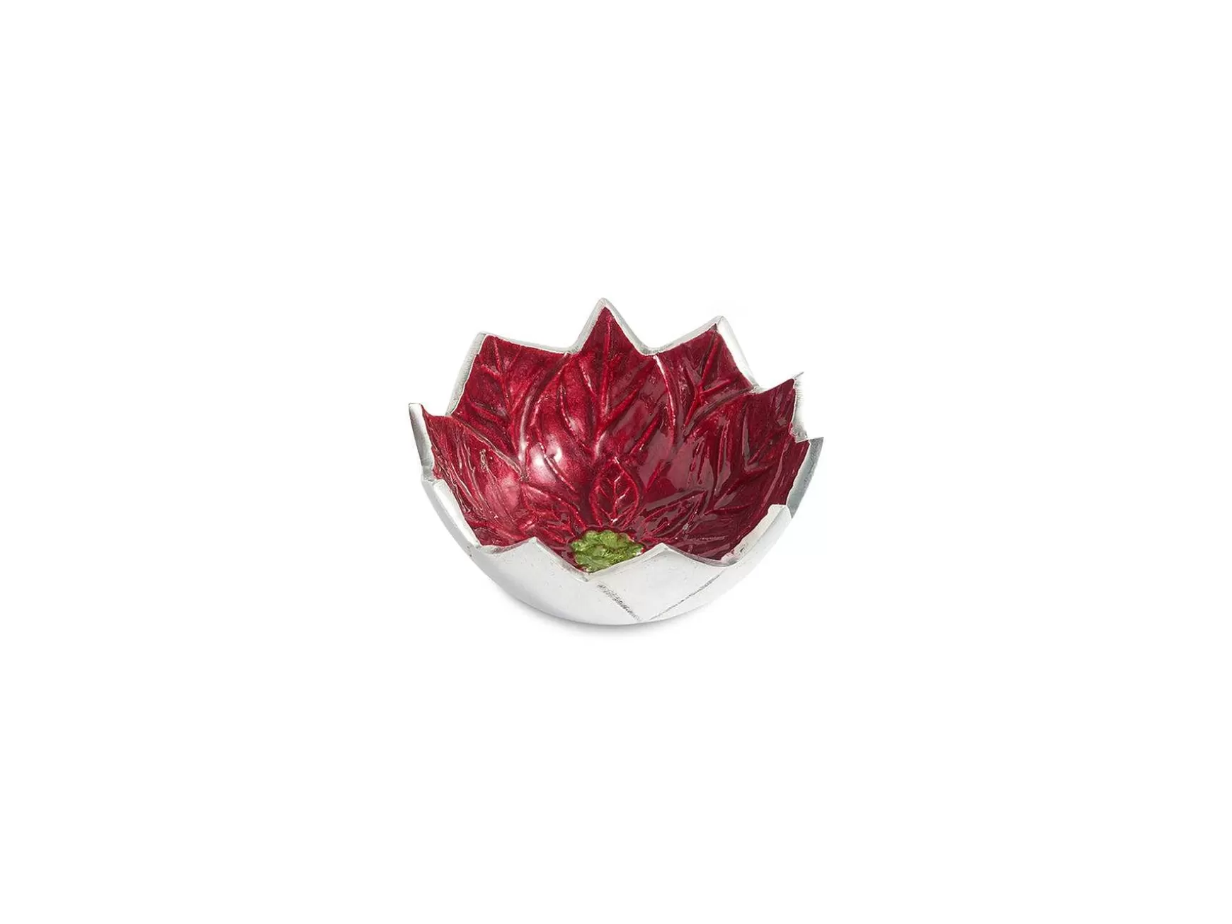 Julia Knight Poinsettia 5" Bowl Pomegranate Sale