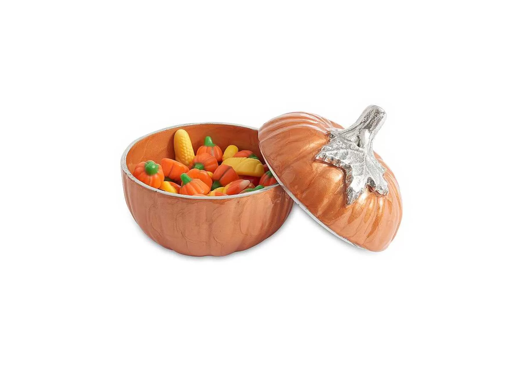 Julia Knight Pumpkin 5" Covered Bowl Spice Clearance