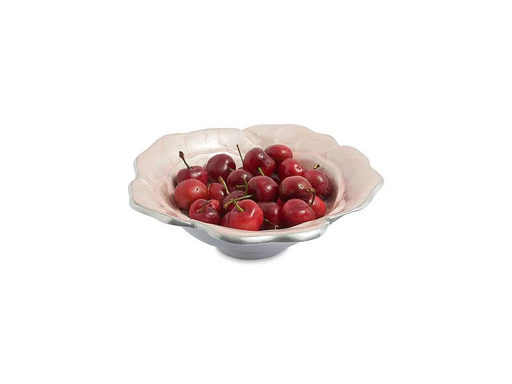 Julia Knight Rose 8" Bowl Pink Ice Clearance