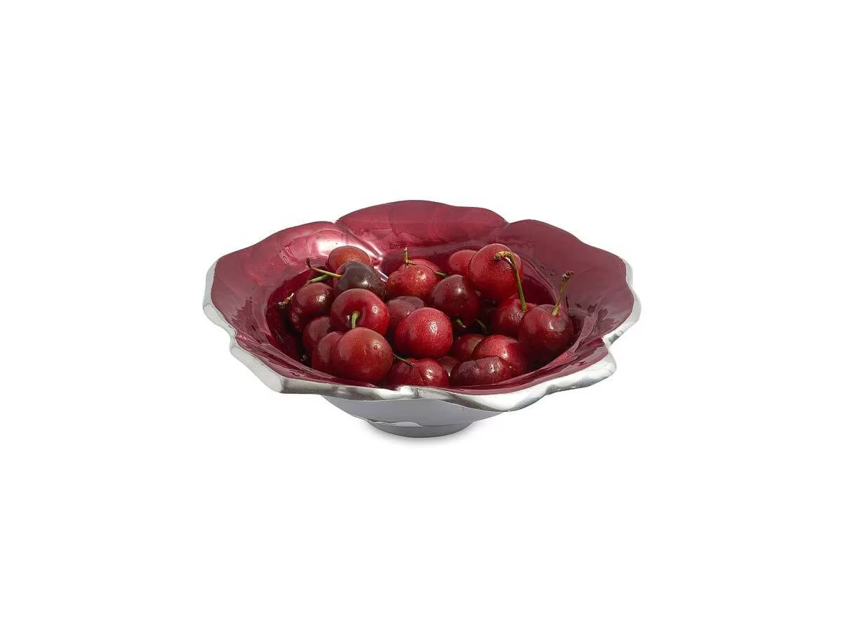 Julia Knight Rose 8" Bowl Pomegranate Outlet