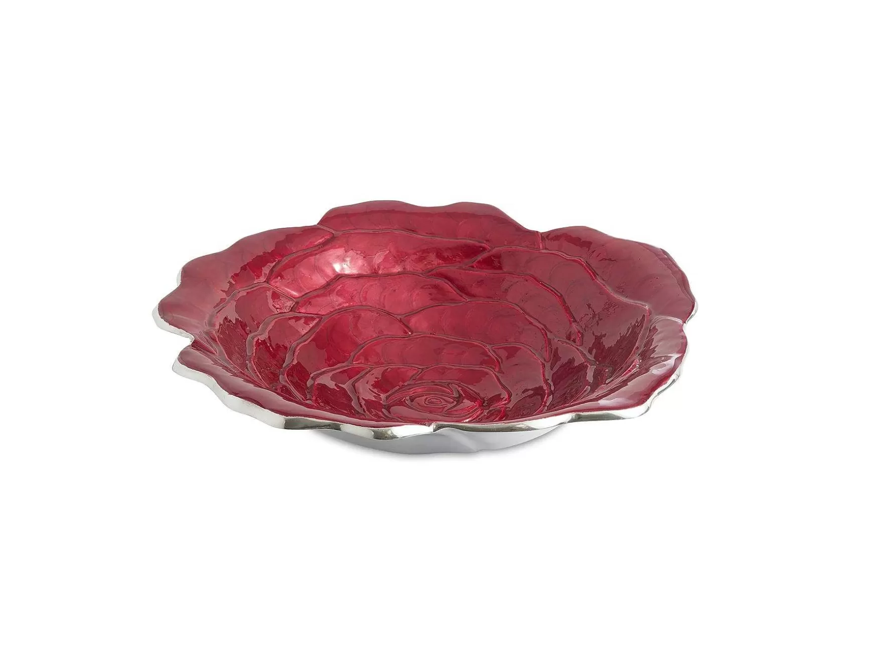 Julia Knight Rose 15" Bowl Pomegranate Hot