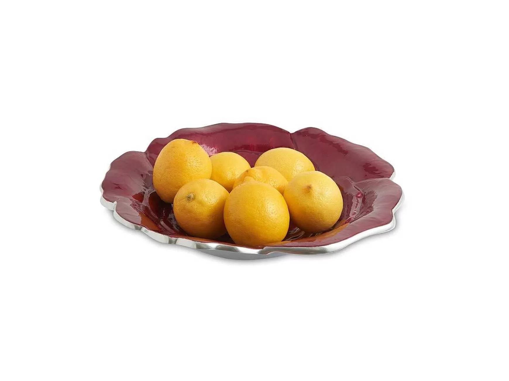 Julia Knight Rose 12" Bowl Pomegranate Cheap