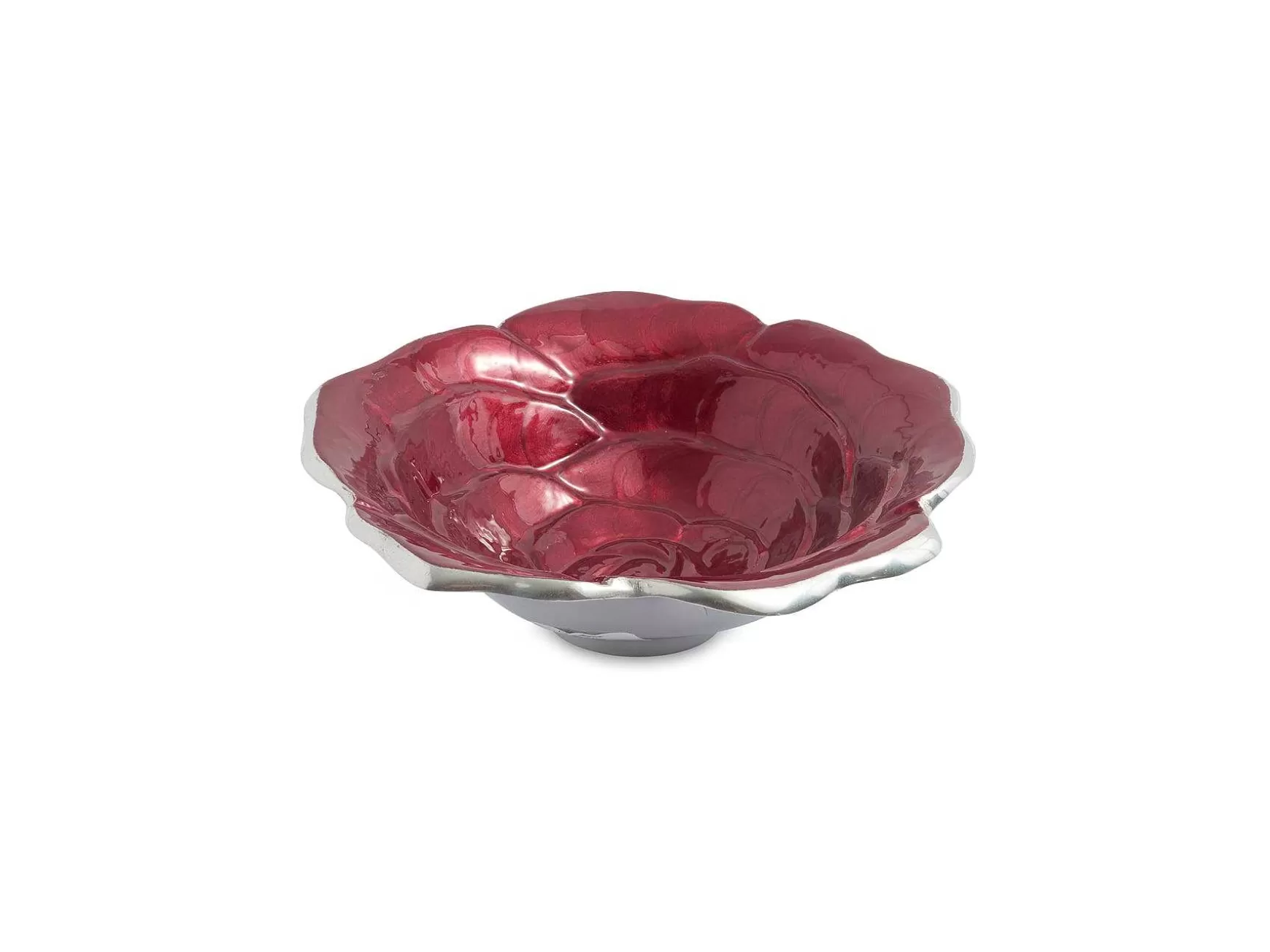 Julia Knight Rose 8" Bowl Pomegranate Outlet