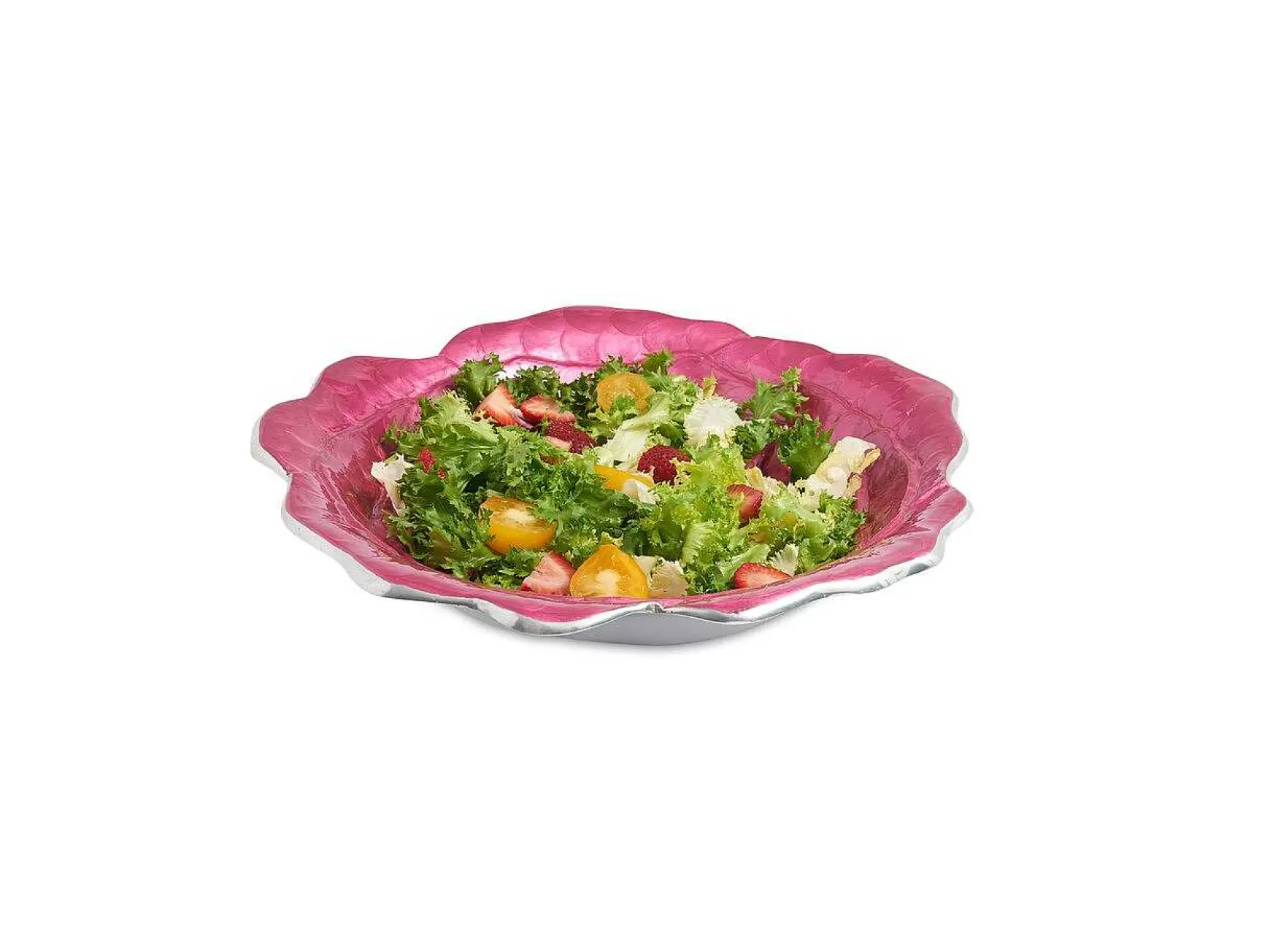 Julia Knight Rose 15" Bowl Raspberry Discount