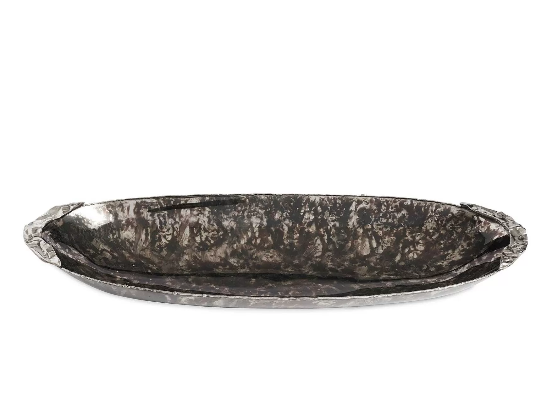 Julia Knight Sierra 18" Oval Bowl Graphite New