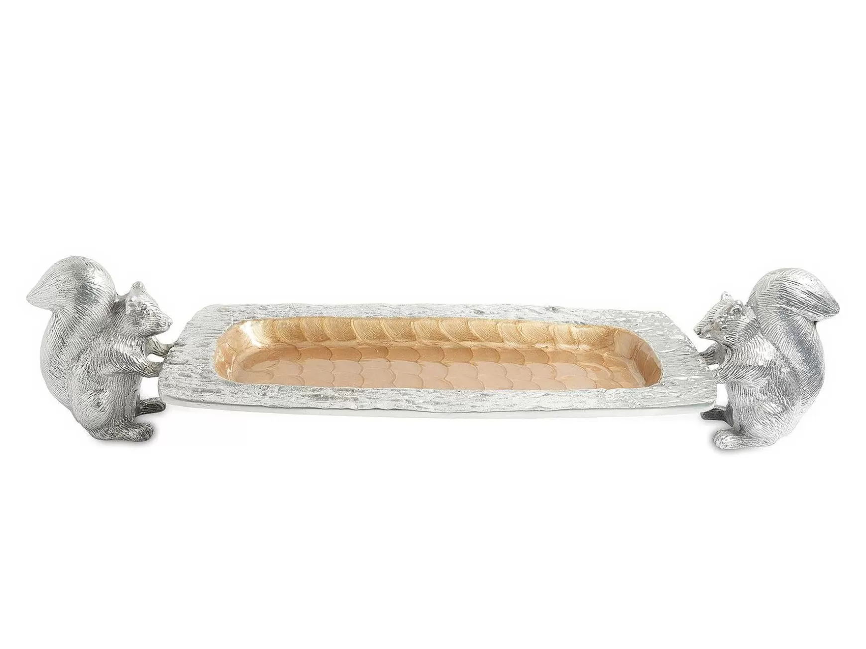 Julia Knight Squirrel 21" Centerpiece Tray Toffee Best Sale