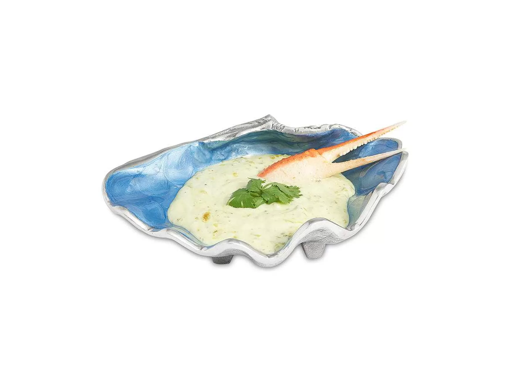 Julia Knight Tahitian Clam Shell 8" Bowl Azure Cheap