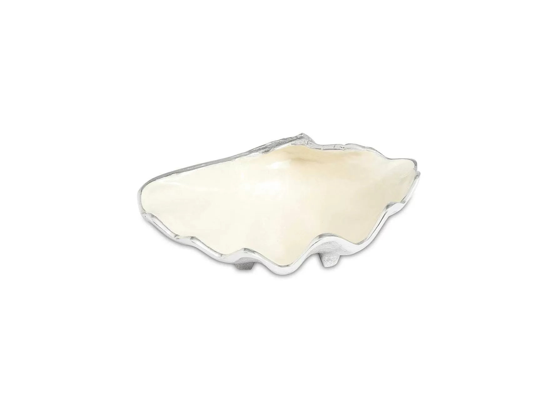 Julia Knight Tahitian Clam Shell 8" Bowl Snow Sale